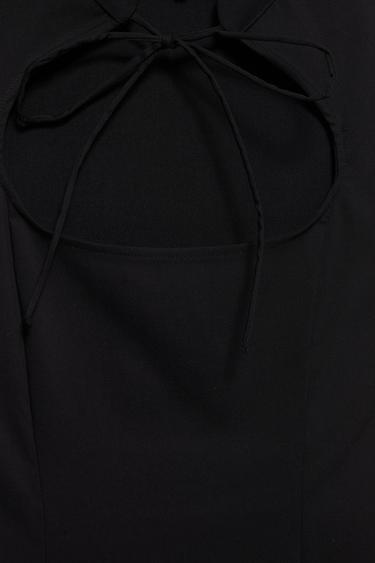 Short bow dress — Black 6