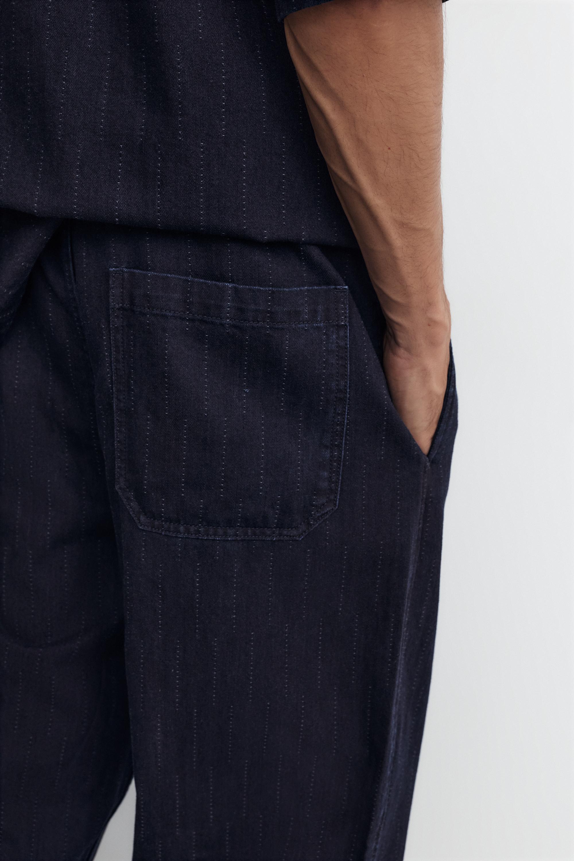 Baggy jogger jeans — Navy