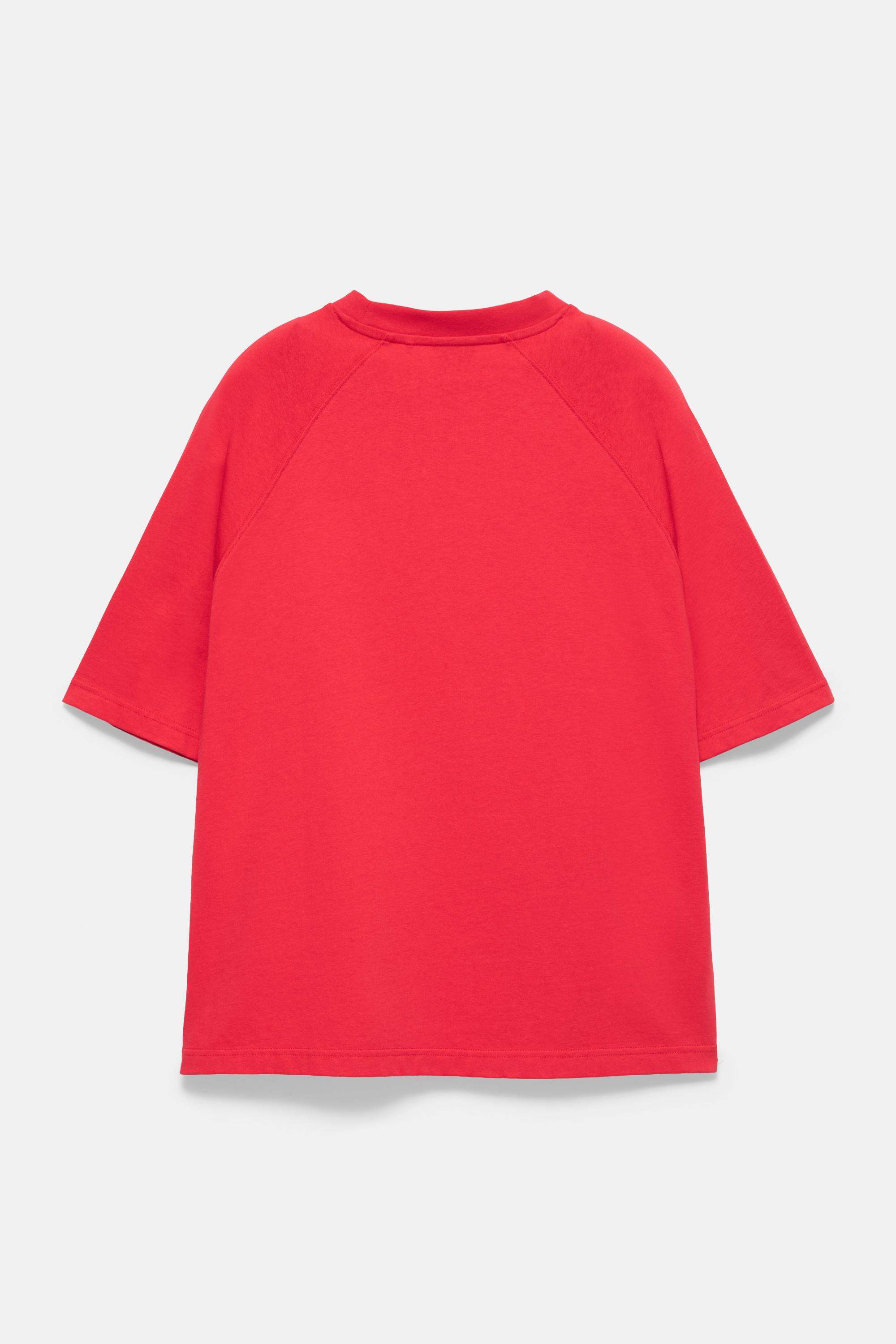 STWD raglan graphic T-shirt — Red