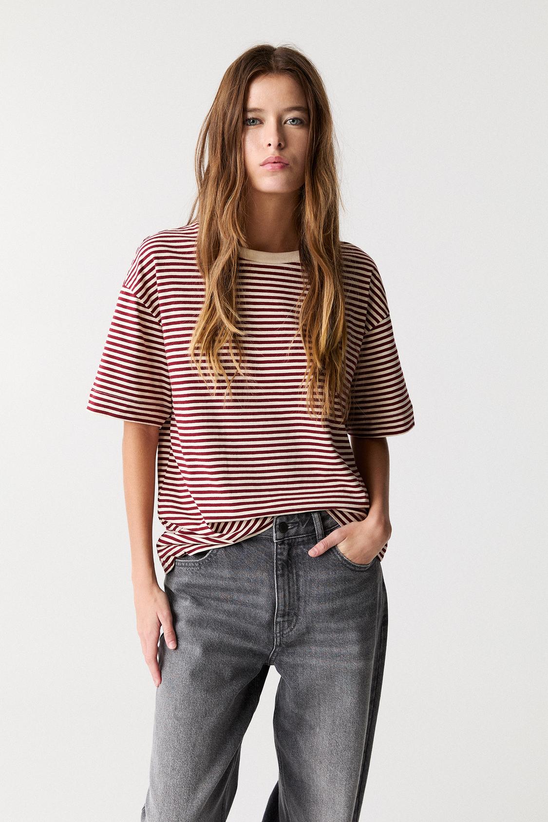 Manga Larga Camisetas Manga Corta Pull And Bear Camiseta Negra