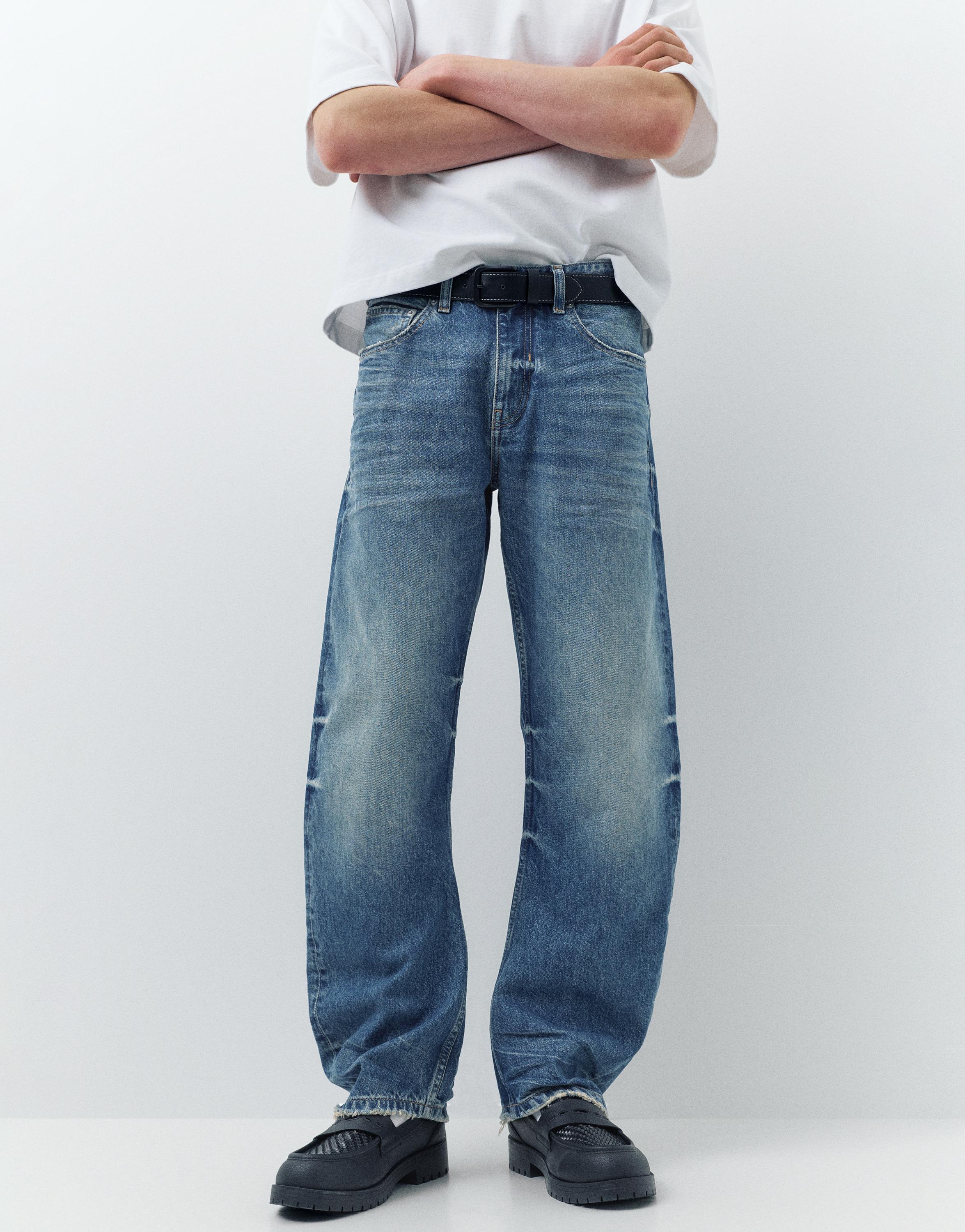 Düşük bel bol kesim jean - Görsel 58