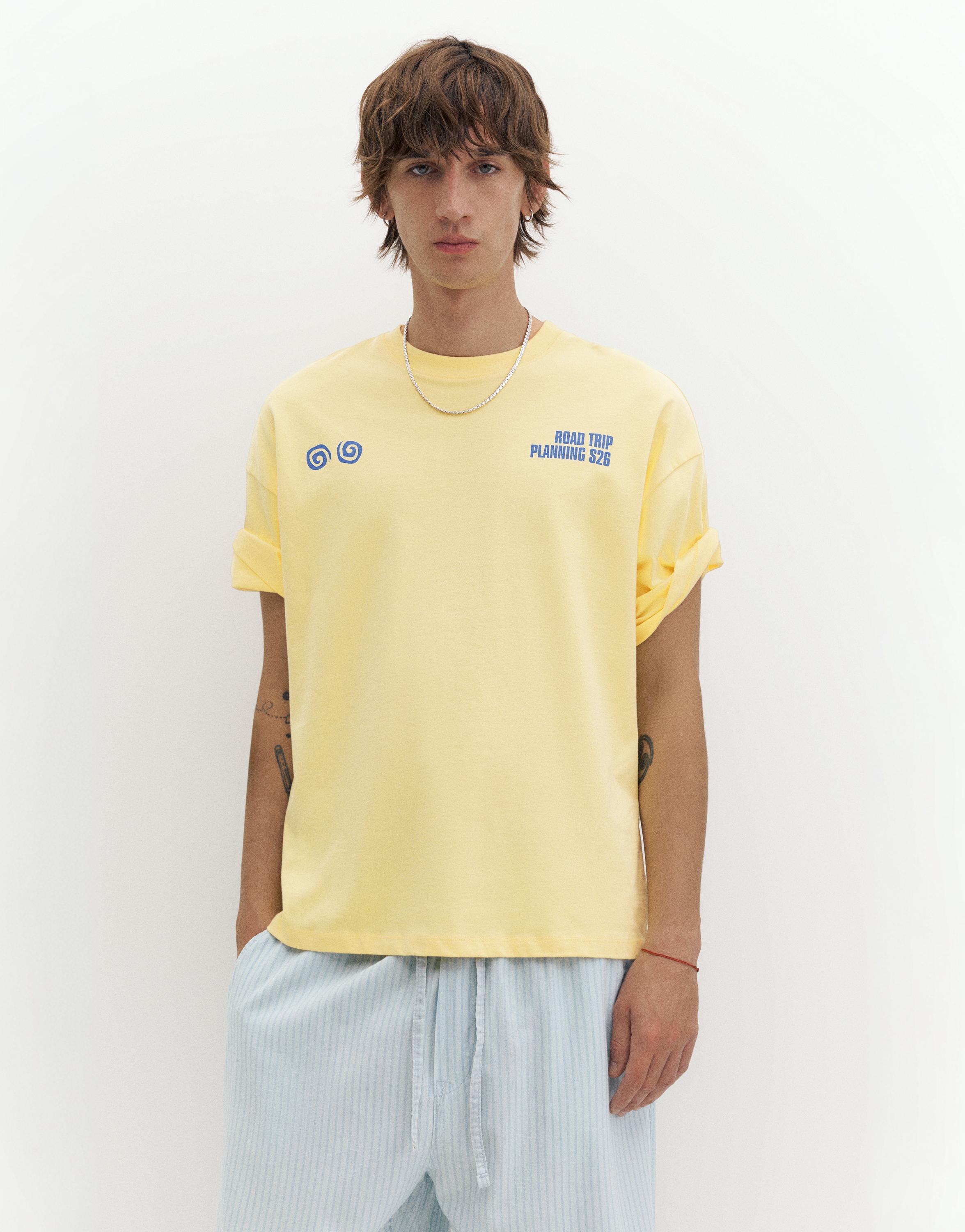 STWD Road Trip graphic T-shirt — Yellow