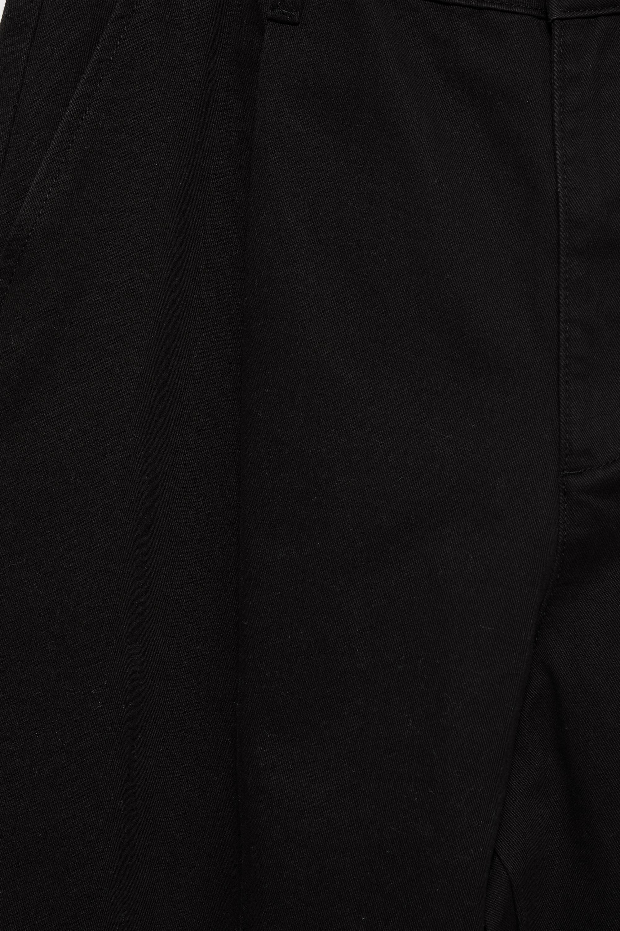 Baggy darted chinos — Black