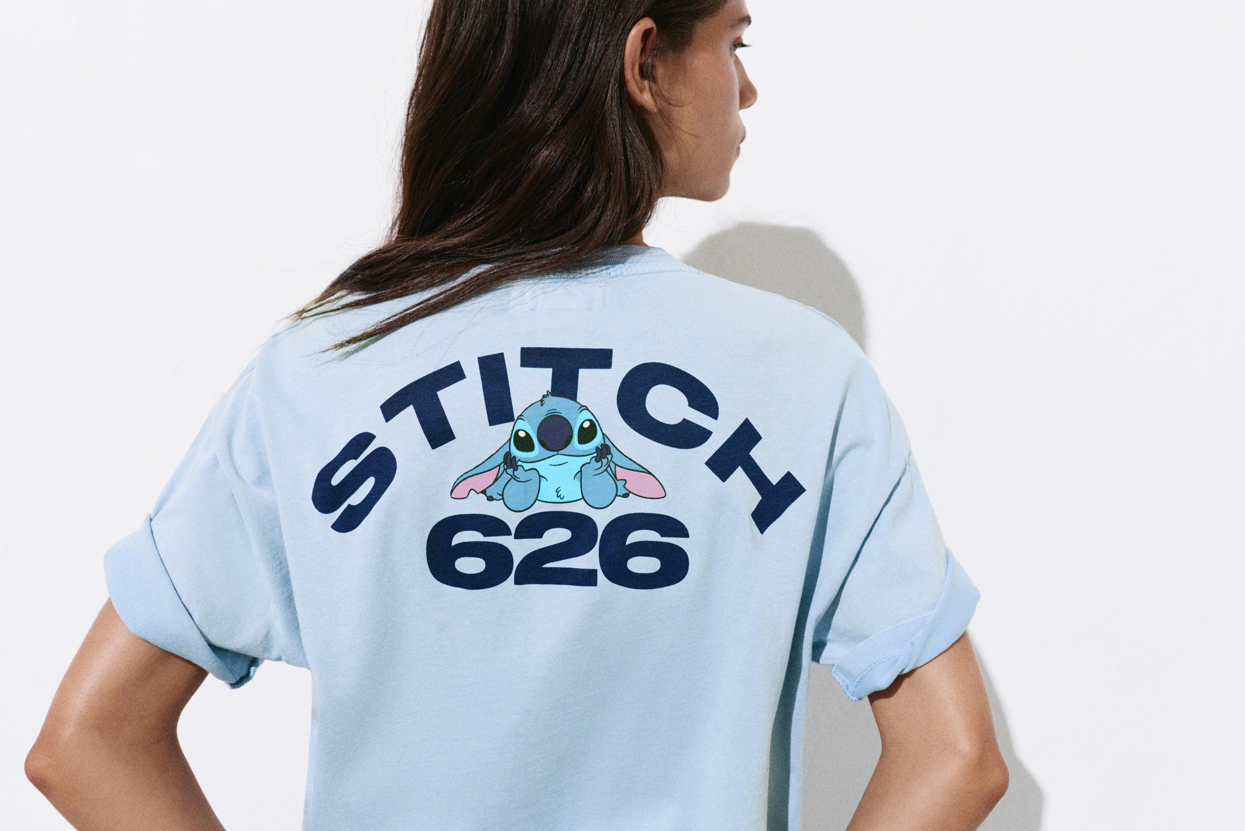 Short sleeve Stitch T-shirt — Faded blue