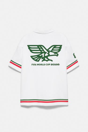 Mexico FIFA WORLD CUP 26™ zip polo shirt — Off white 8