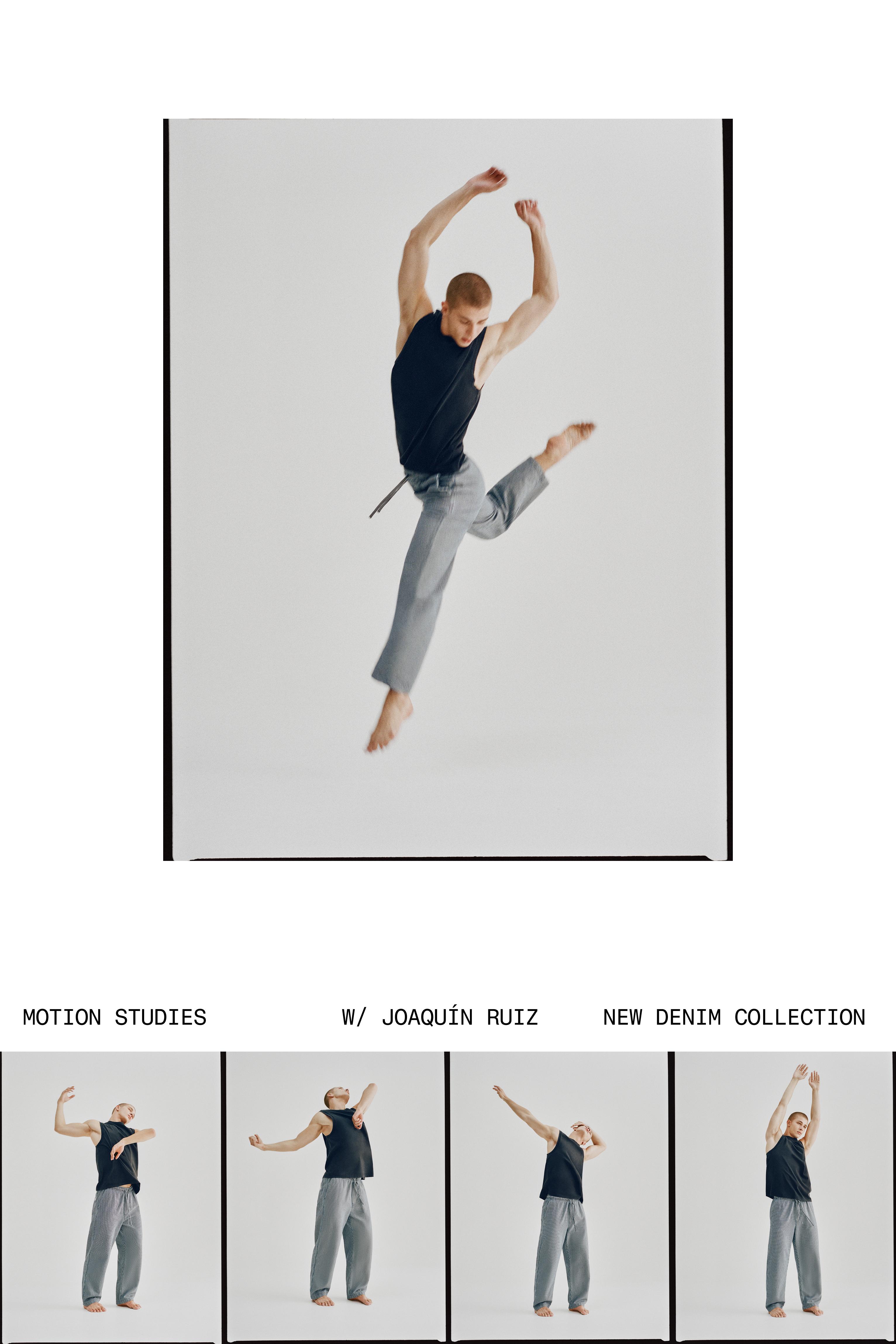 Denim joggers — Blue