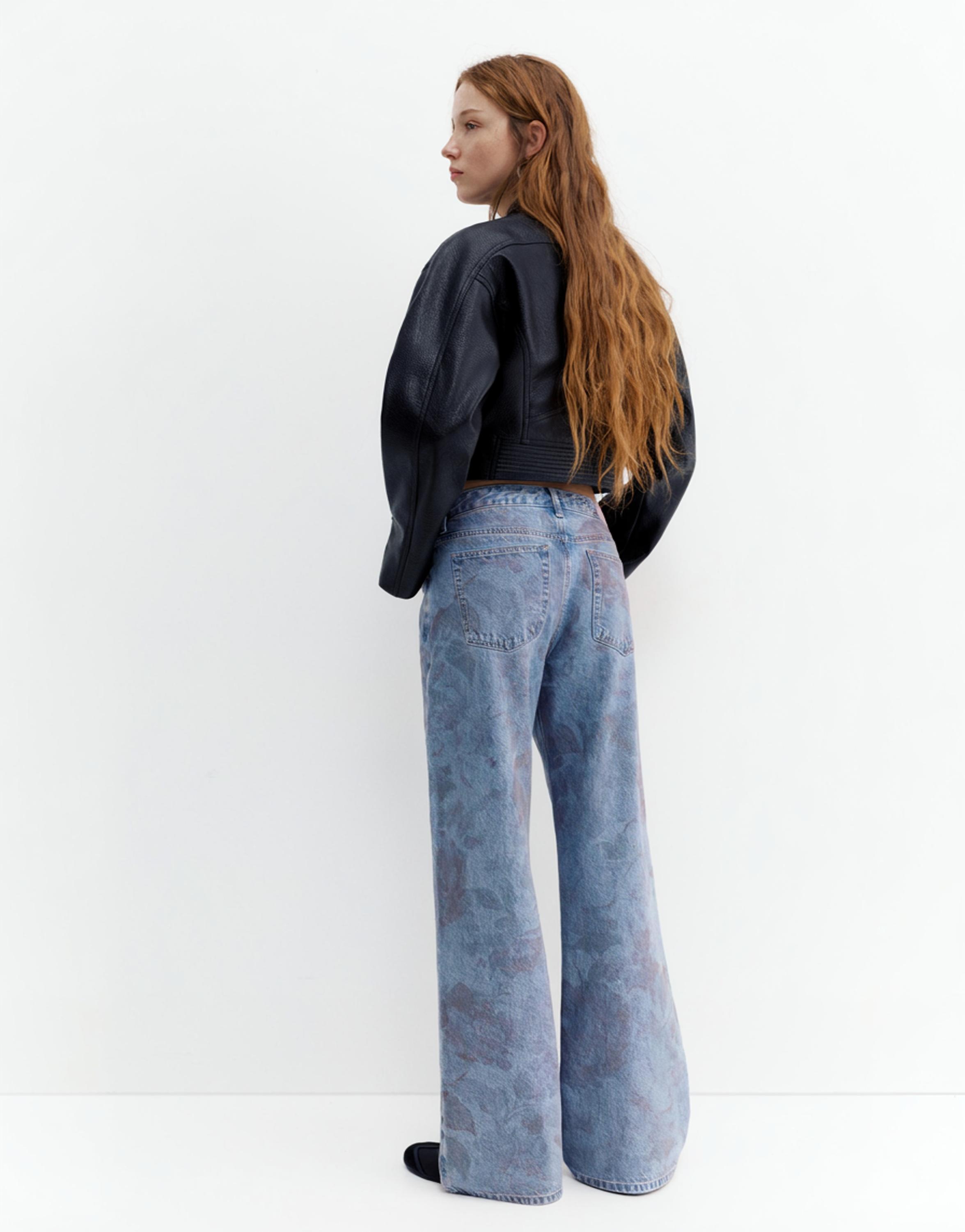 Çiçekli baggy jean - Görsel 25