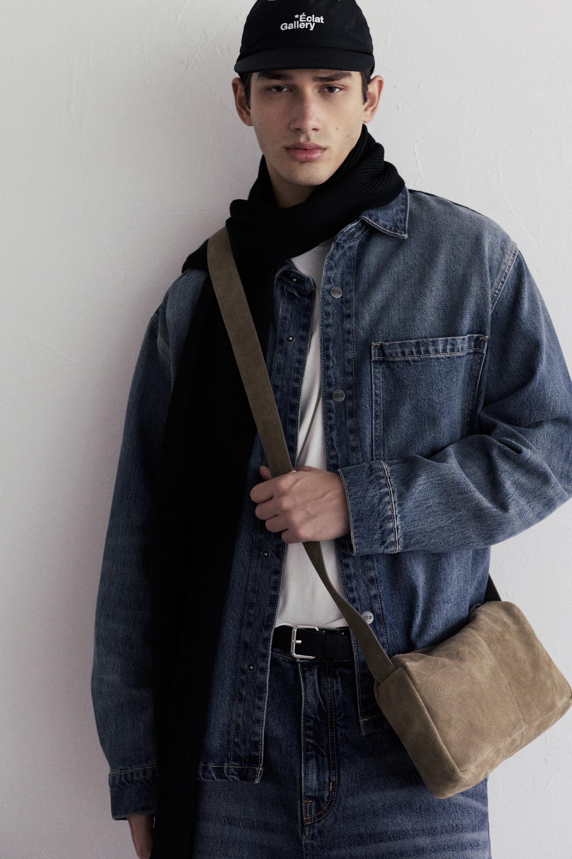 Deri çapraz askılı çanta - Görsel 14