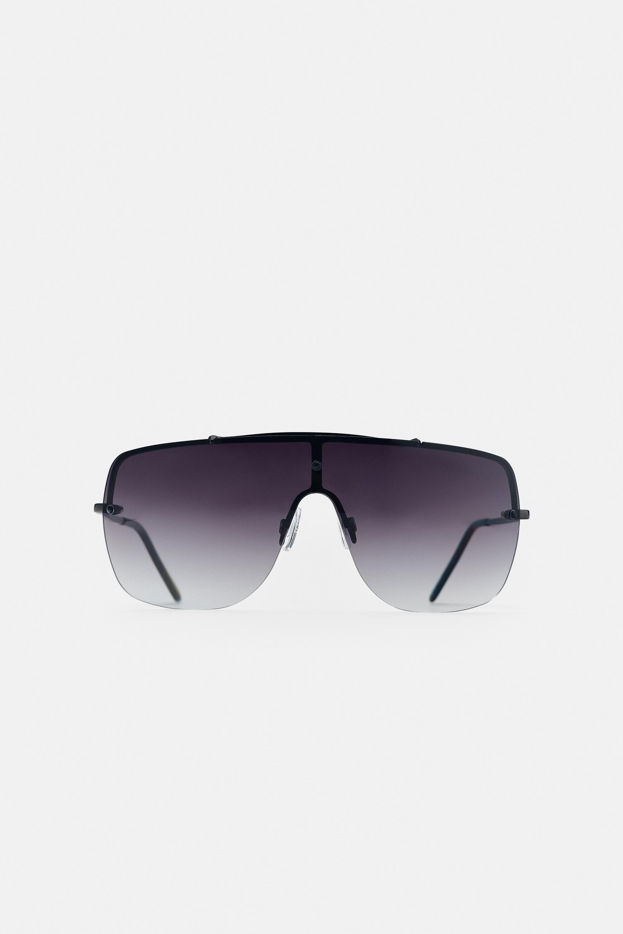 Shield sunglasses — Black