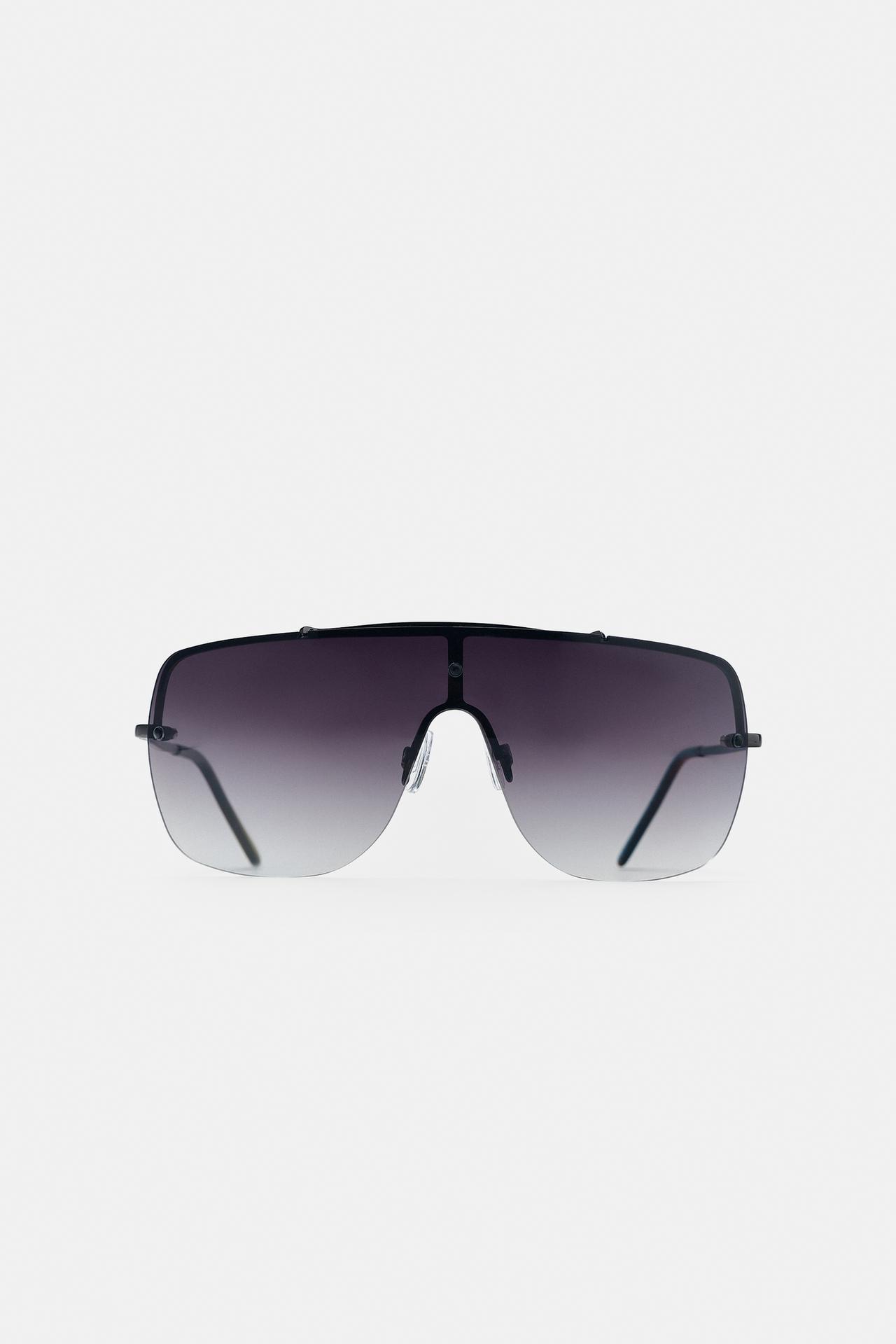 Shield sunglasses — Black