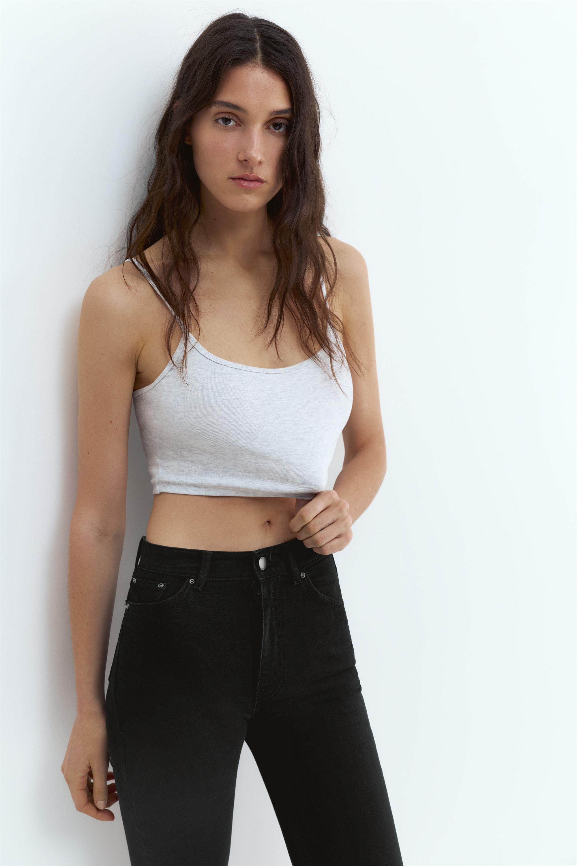 Yüksek bel çan paça jean - Görsel 13