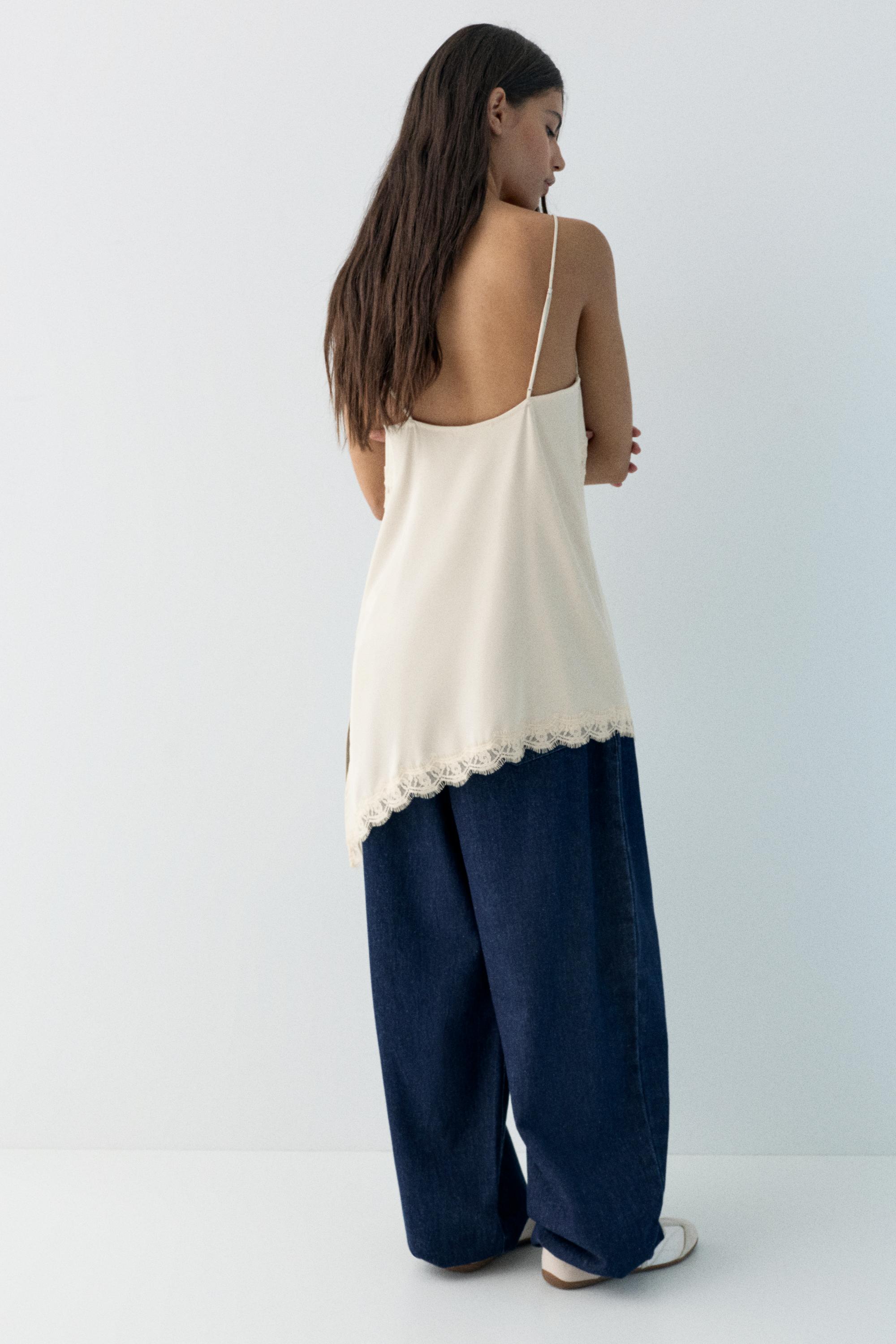 Asimetrik slip top - Görsel 18