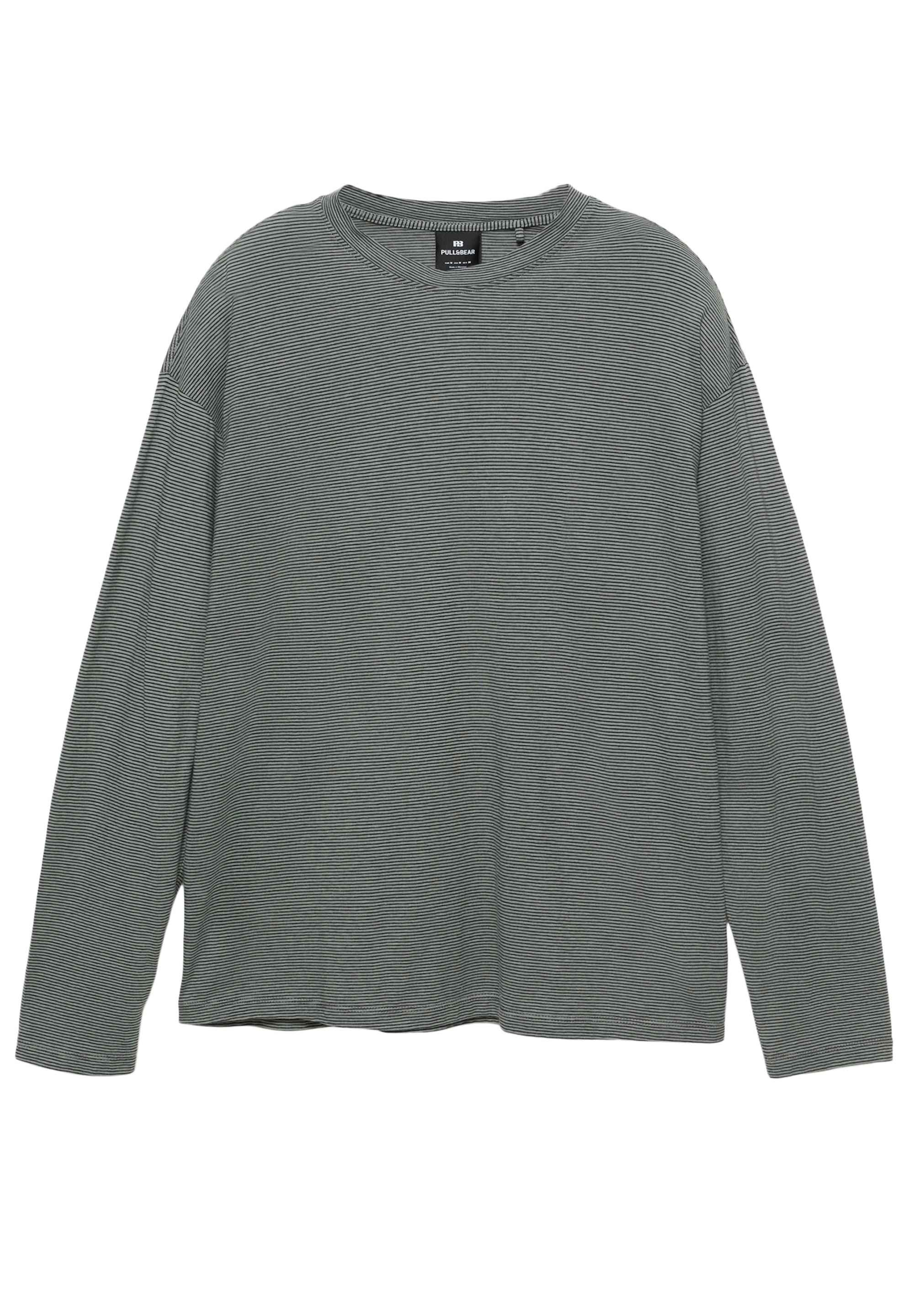 Uzun kollu çizgili t-shirt - Görsel 5