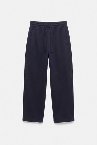 Basic baggy tracksuit bottoms — Navy 7
