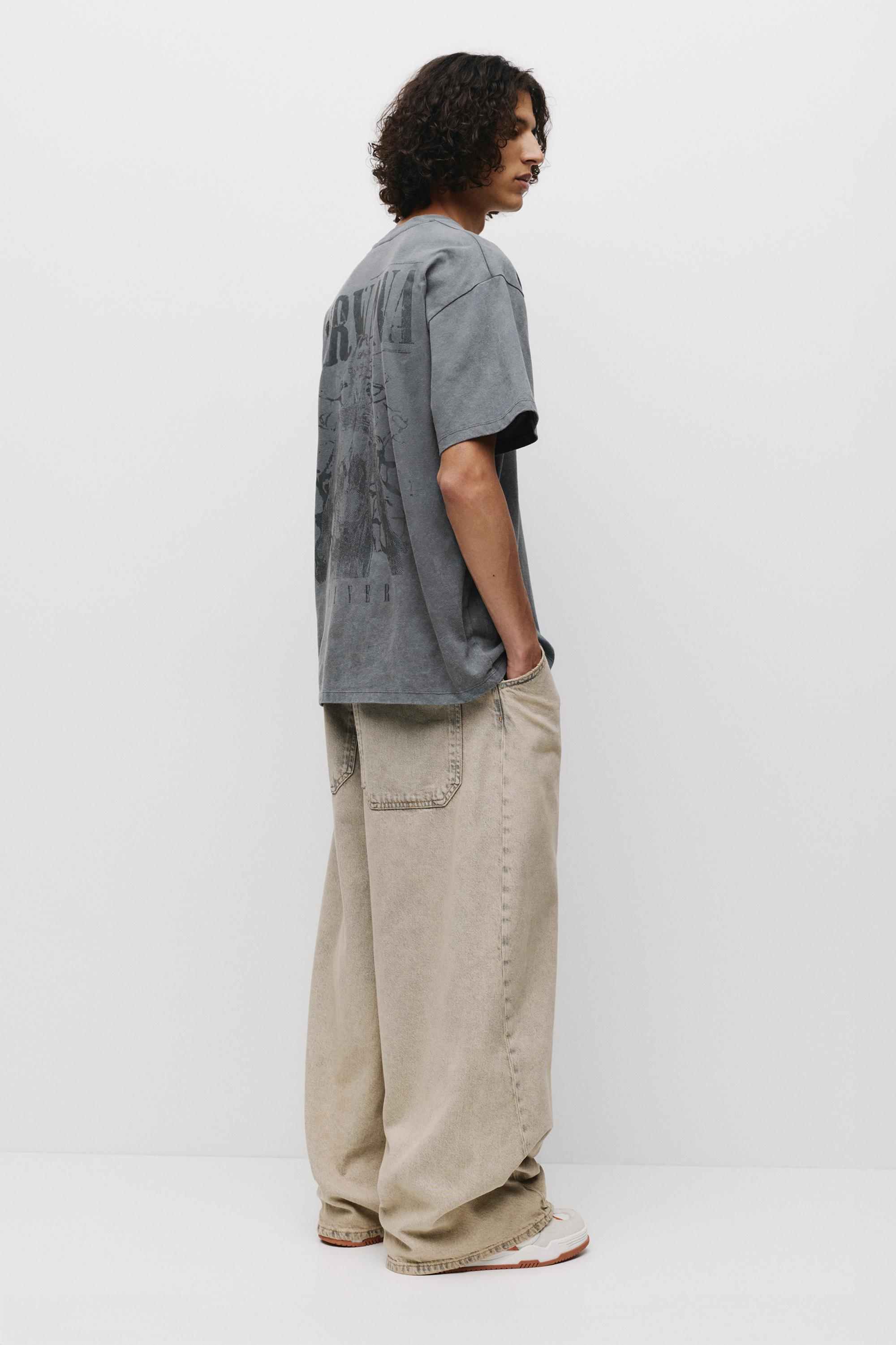 【美品】 Nirvana 7EP NIRVANA ® PRINT T-SHIRT - Gray | ZARA United States