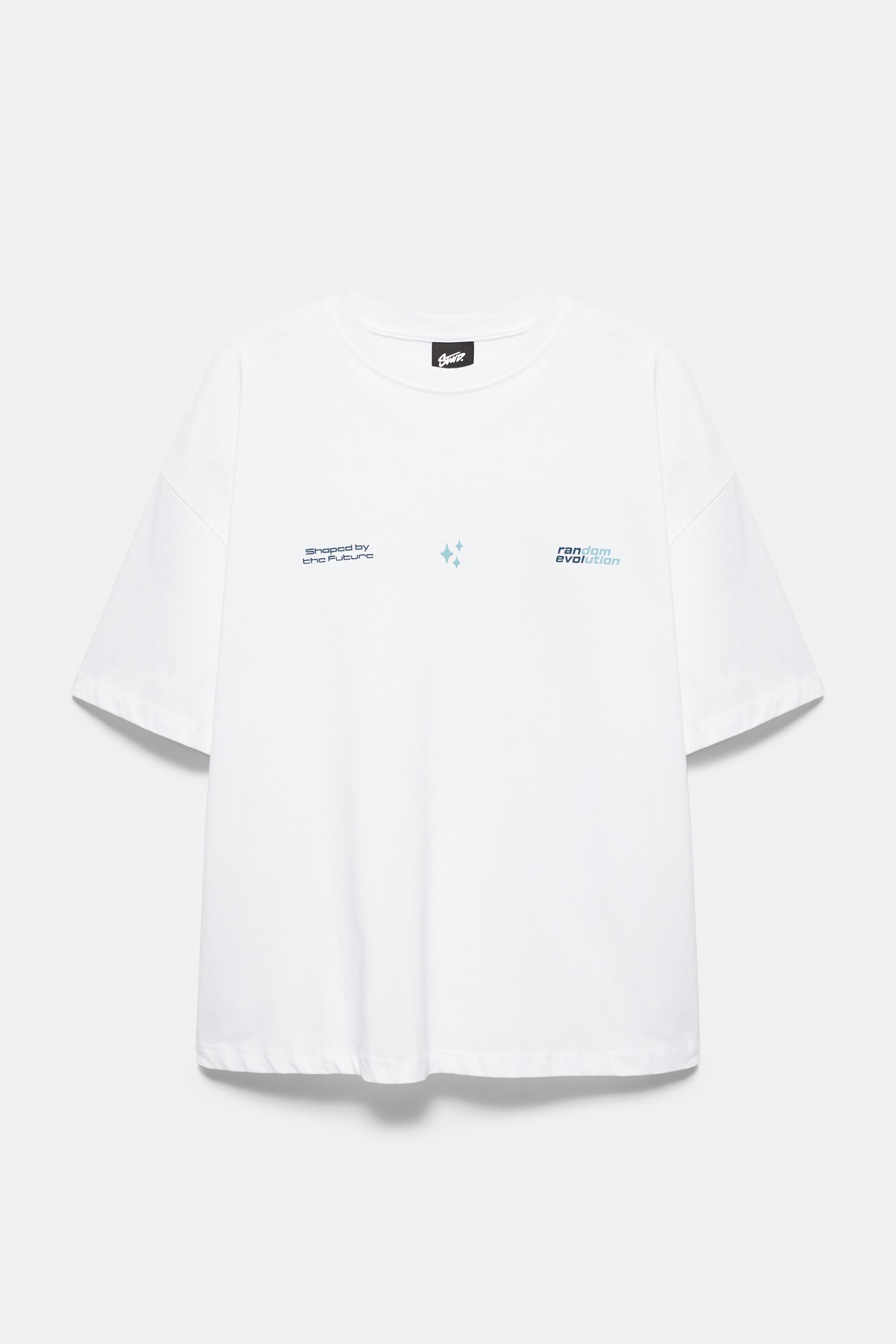 STWD boxy graphic T-shirt — White