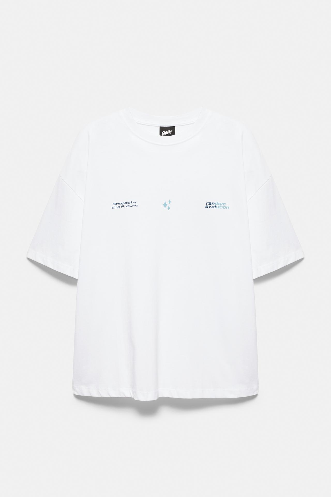 STWD boxy graphic T-shirt — White