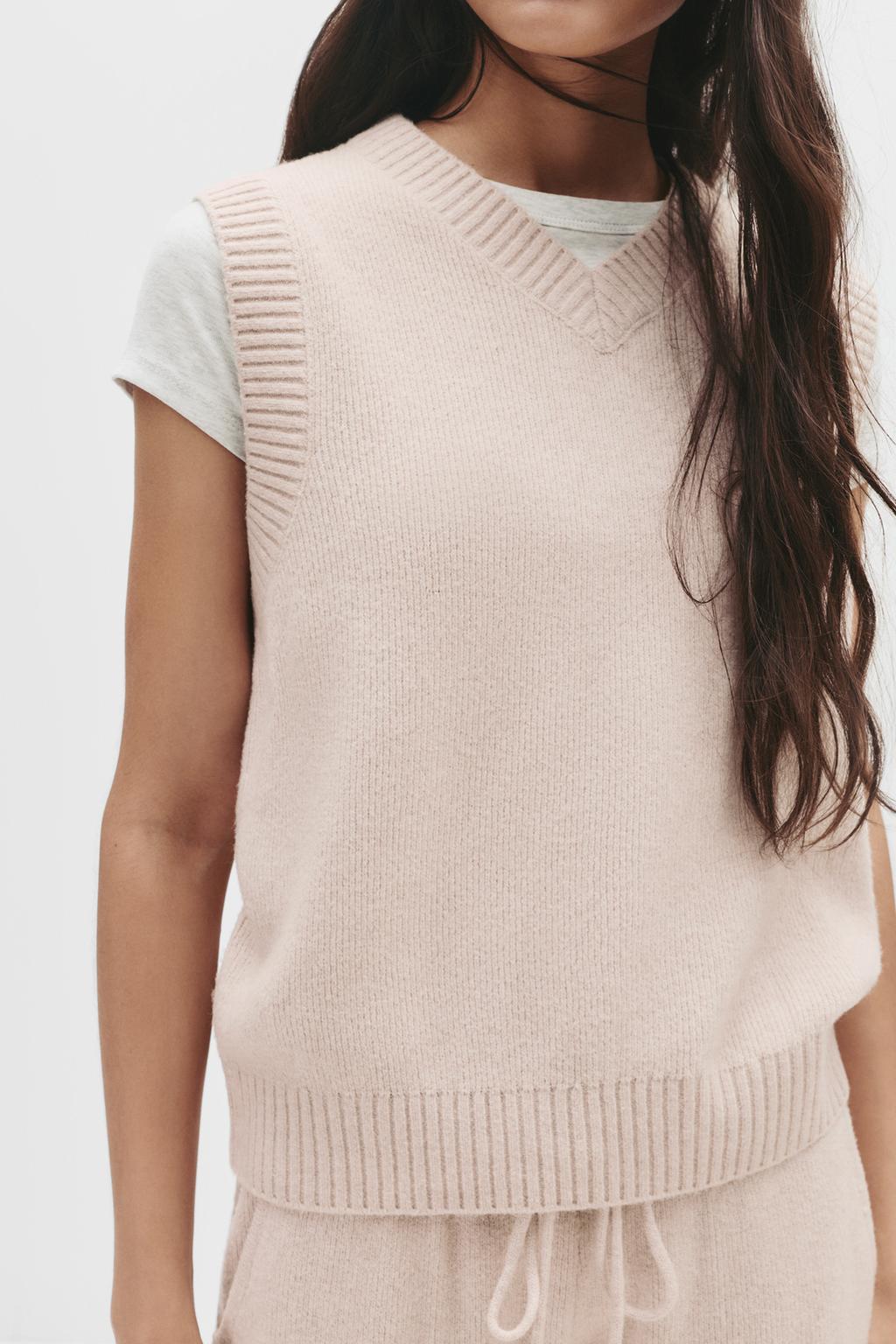 Chaleco punto soft PULL&BEAR - Main Image