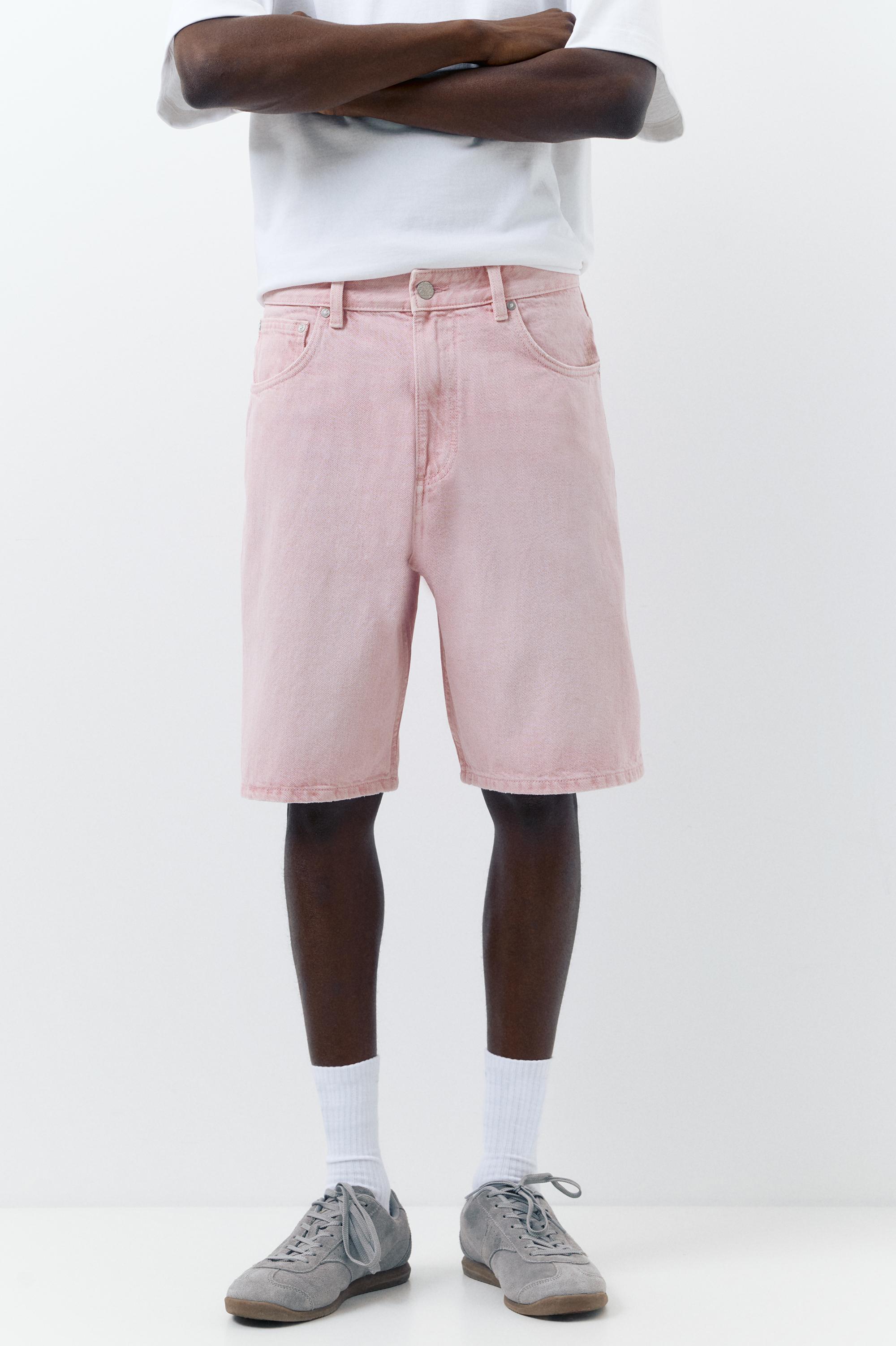 Baggy denim bermuda - Görsel 32