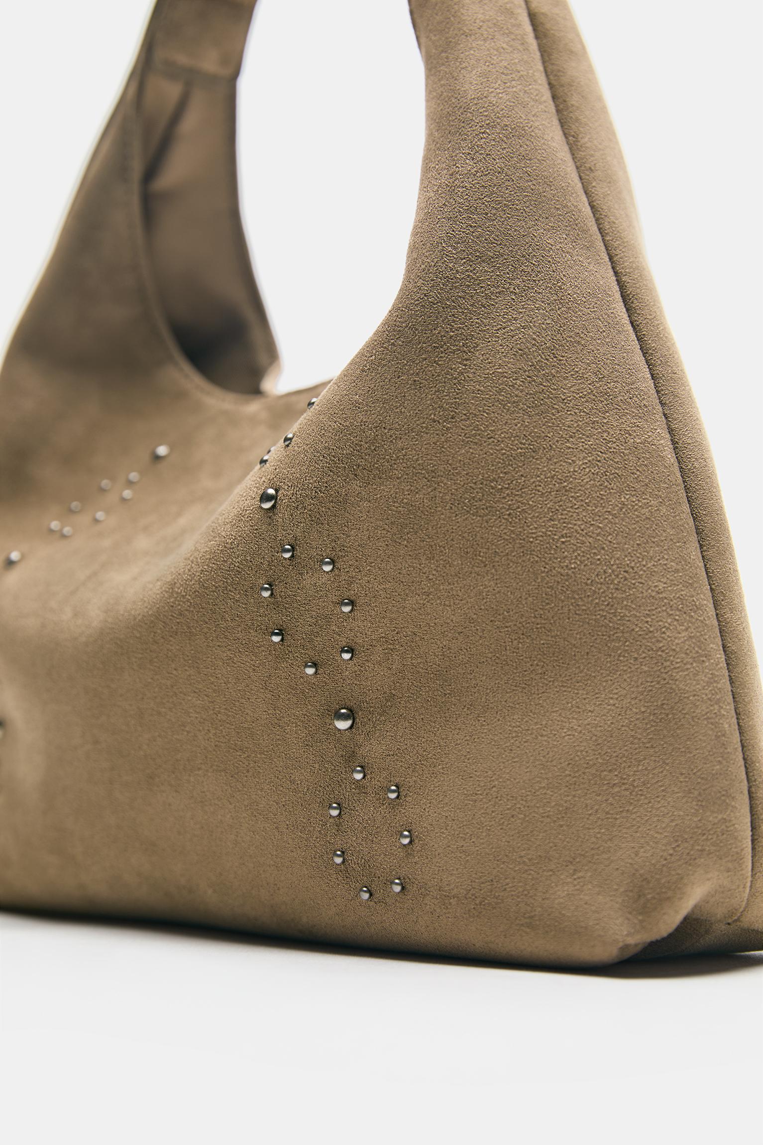 Studded tote bag — Leather