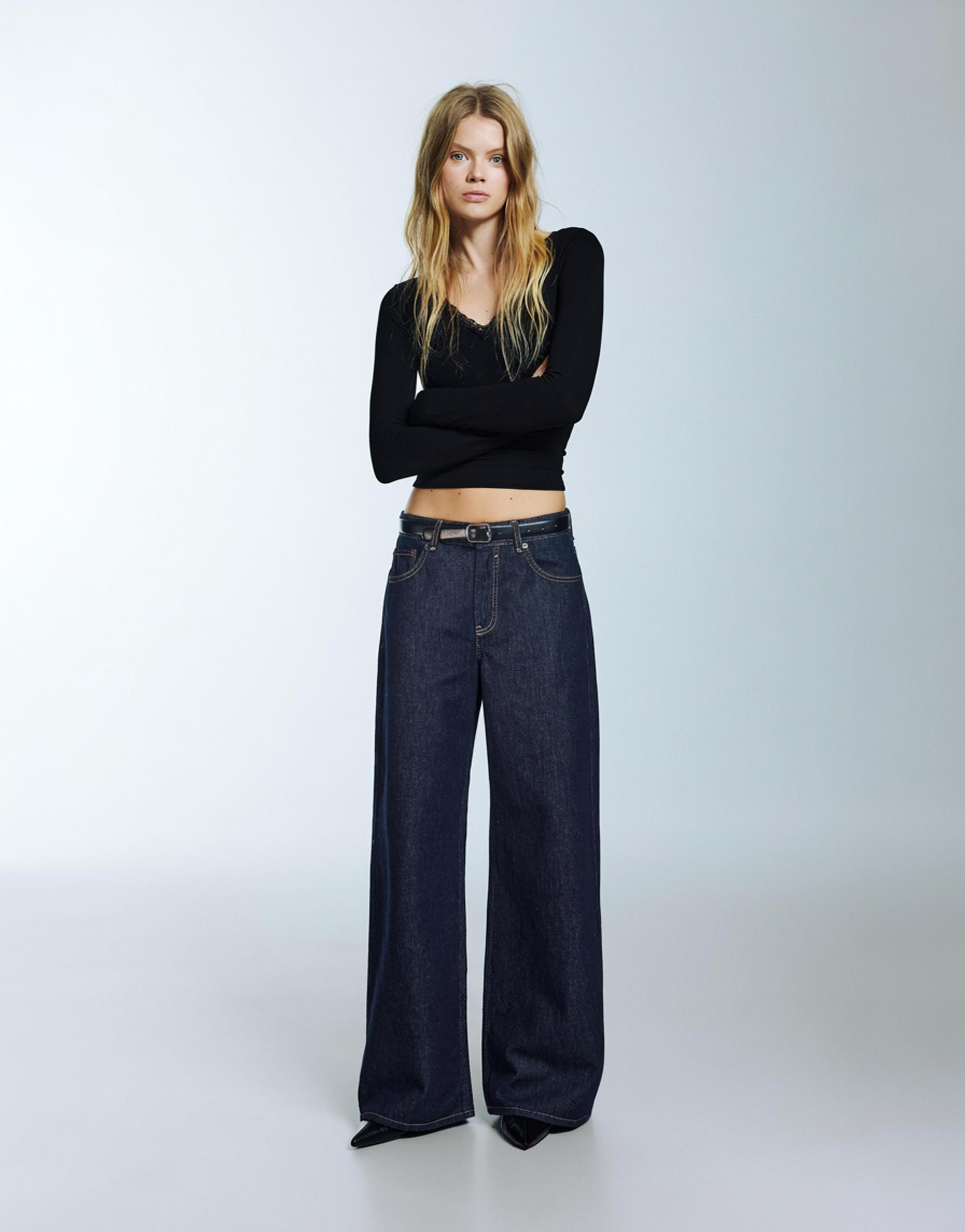 Oversize baggy jeans — Navy
