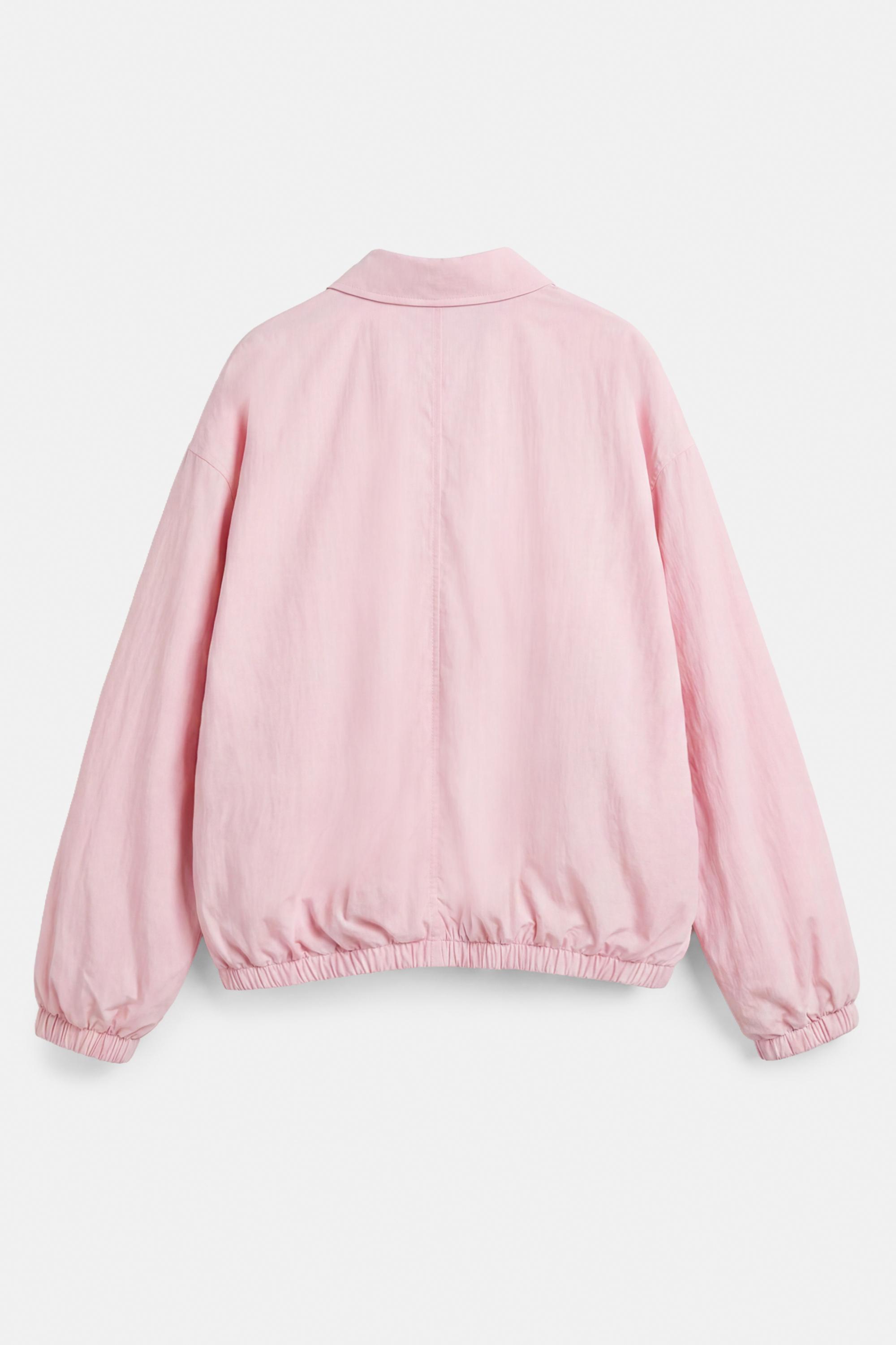 Fluid oversize jacket — Rose pink