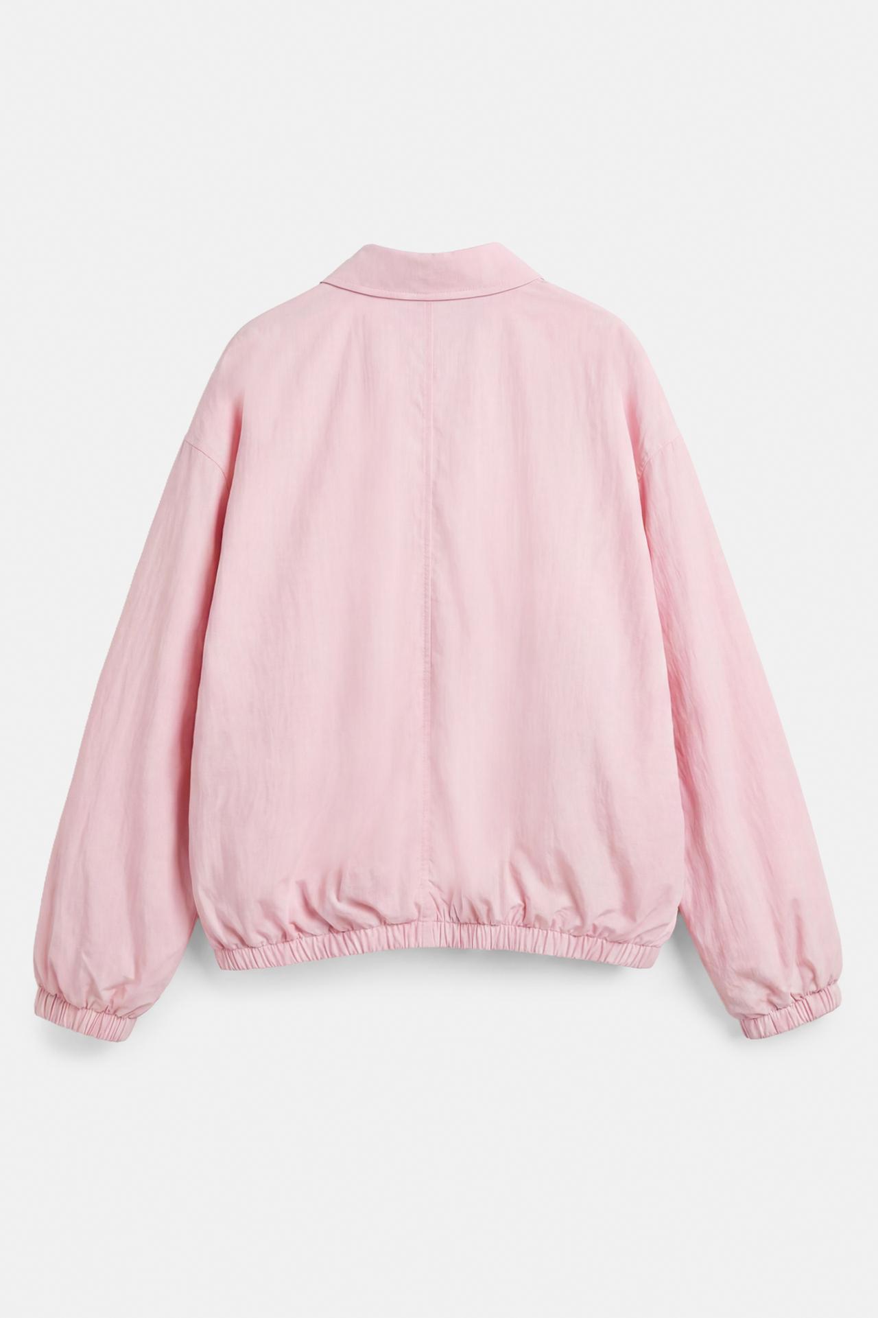 Fluid oversize jacket — Rose pink