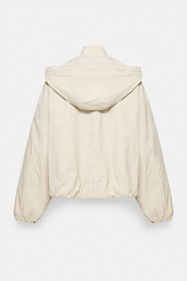 Lightweight hooded jacket — Sand 5