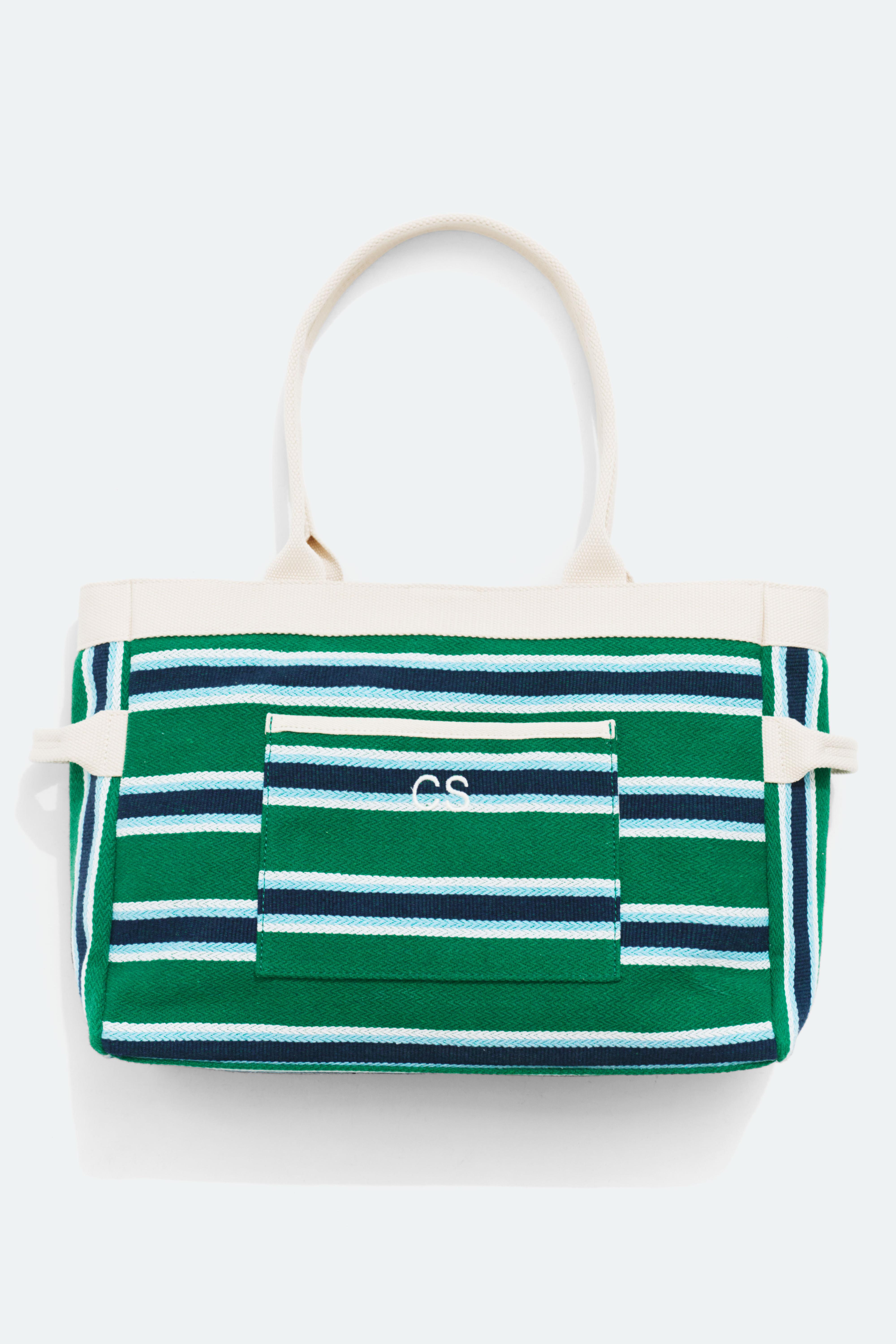 Çizgili tote çanta - Görsel 28