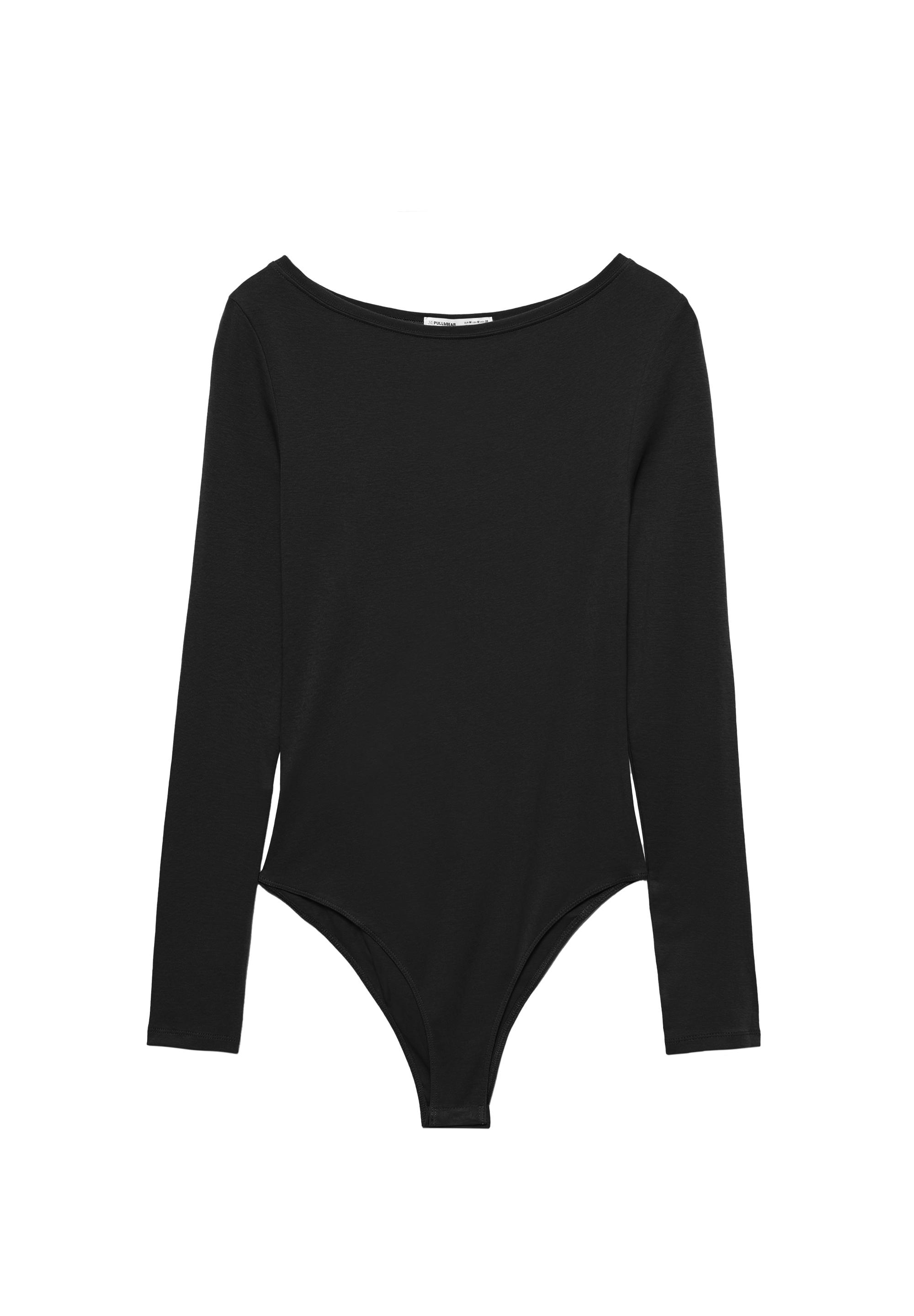 Long sleeve bodysuit — Black