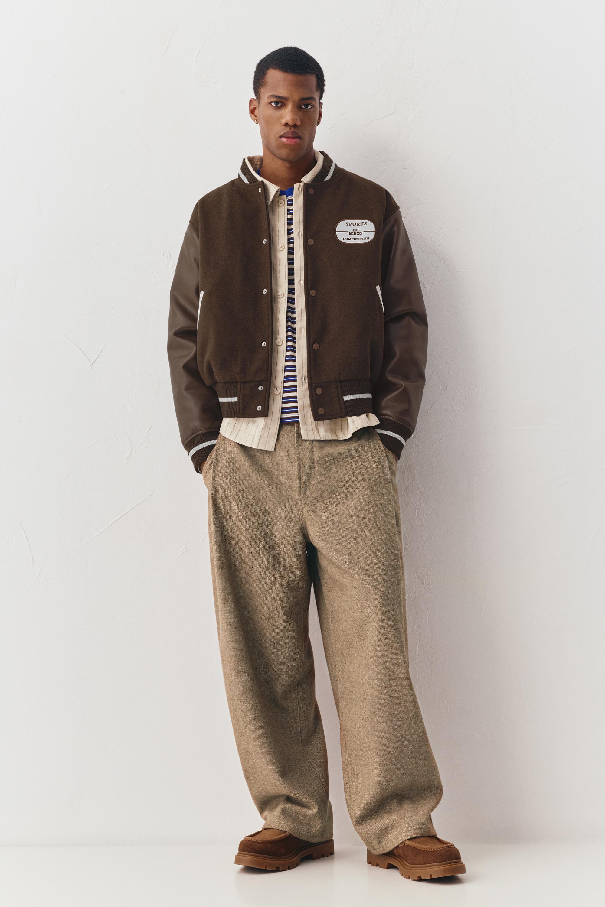 Kahverengi bomber ceket - Görsel 35