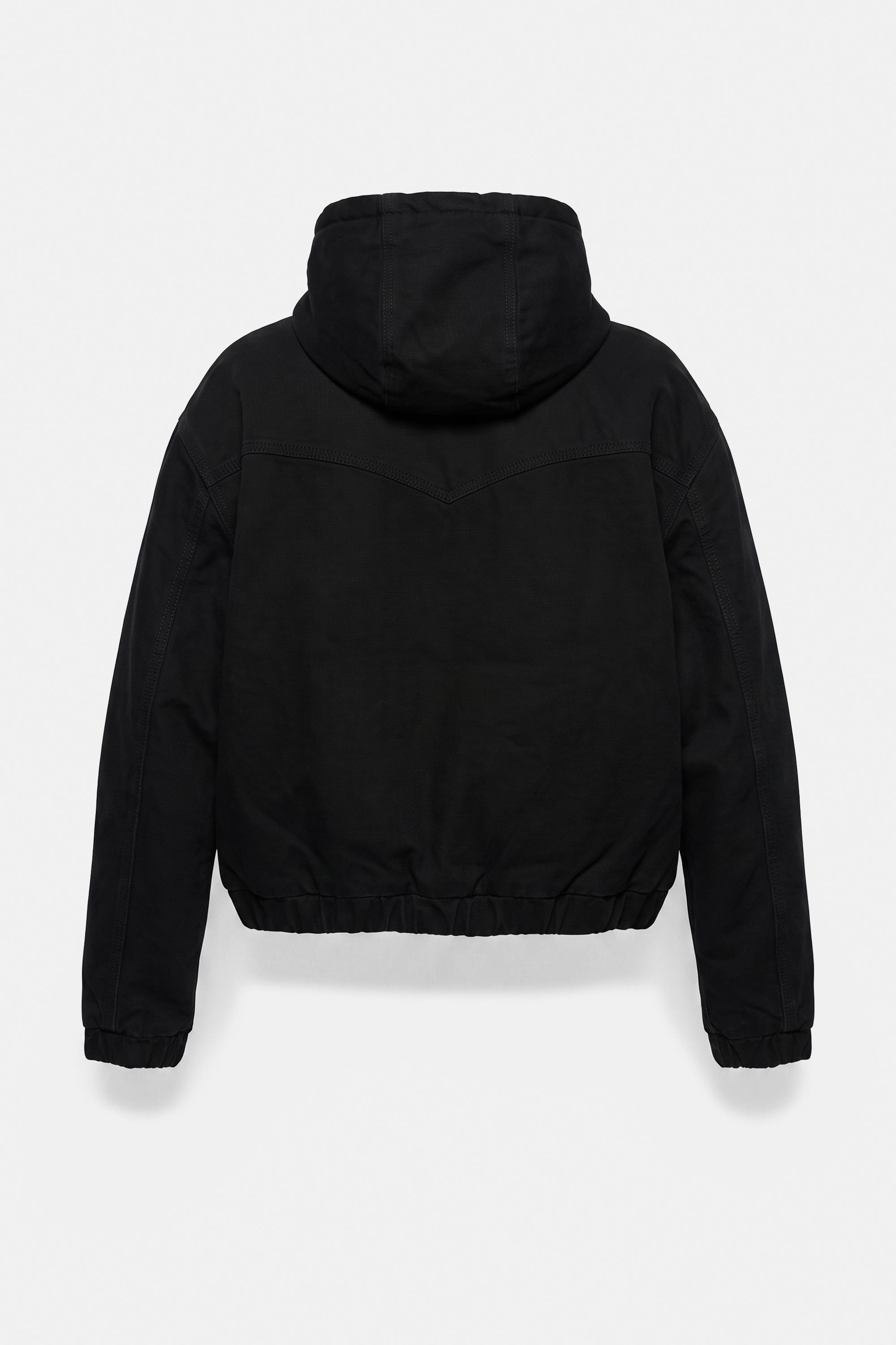 Pull&Bear Kapüşonlu bomber ceket görsel 8