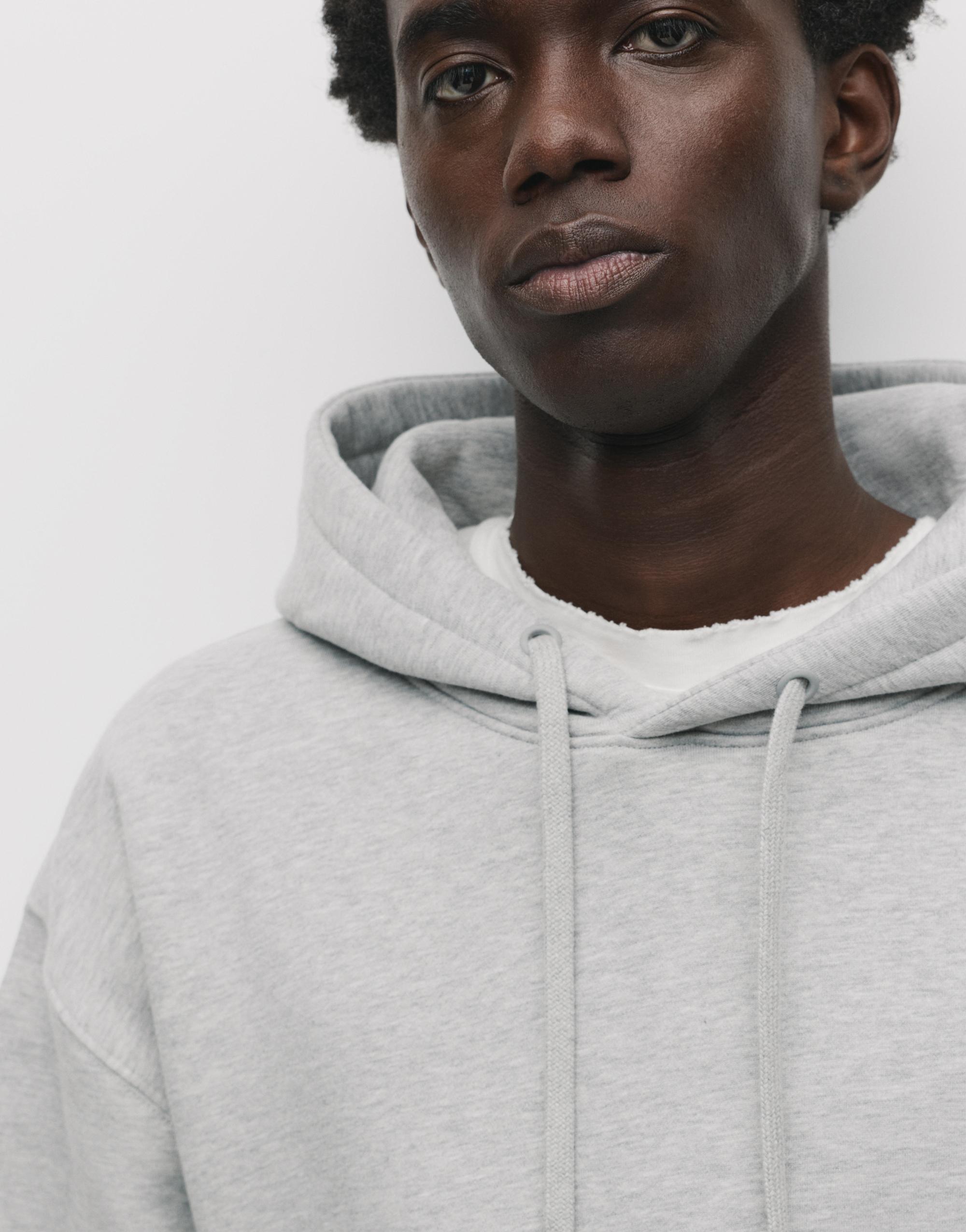 Basic kapüşonlu sweatshirt - Görsel 50