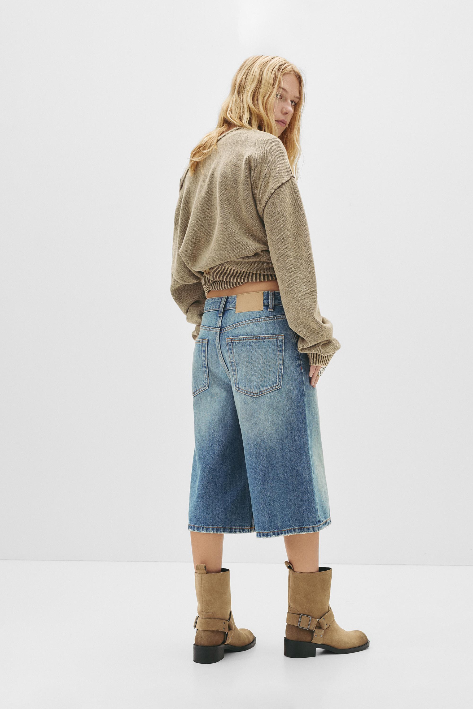 Low-rise baggy jorts - PULL&BEAR