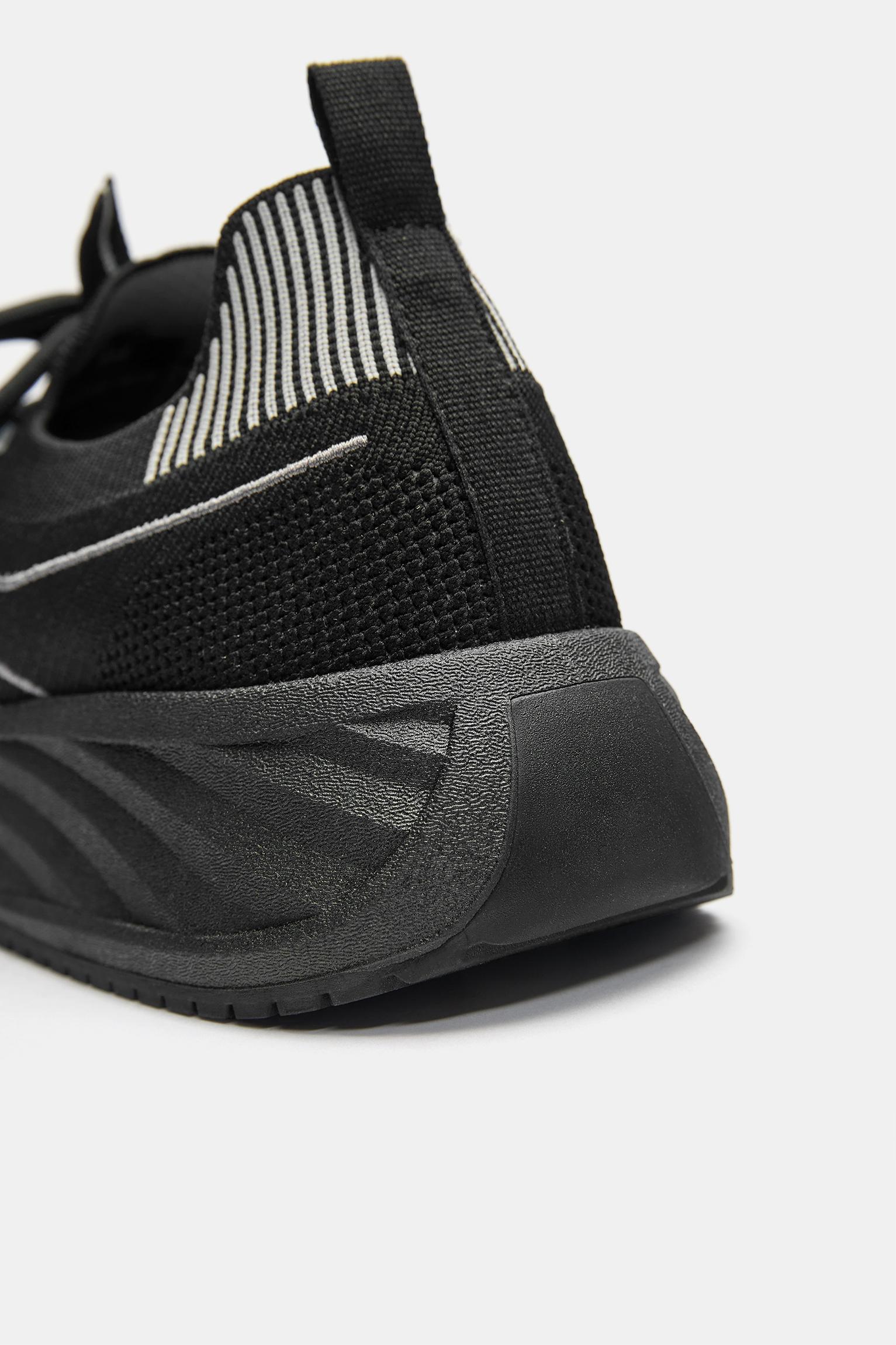 Fabric trainers — Black
