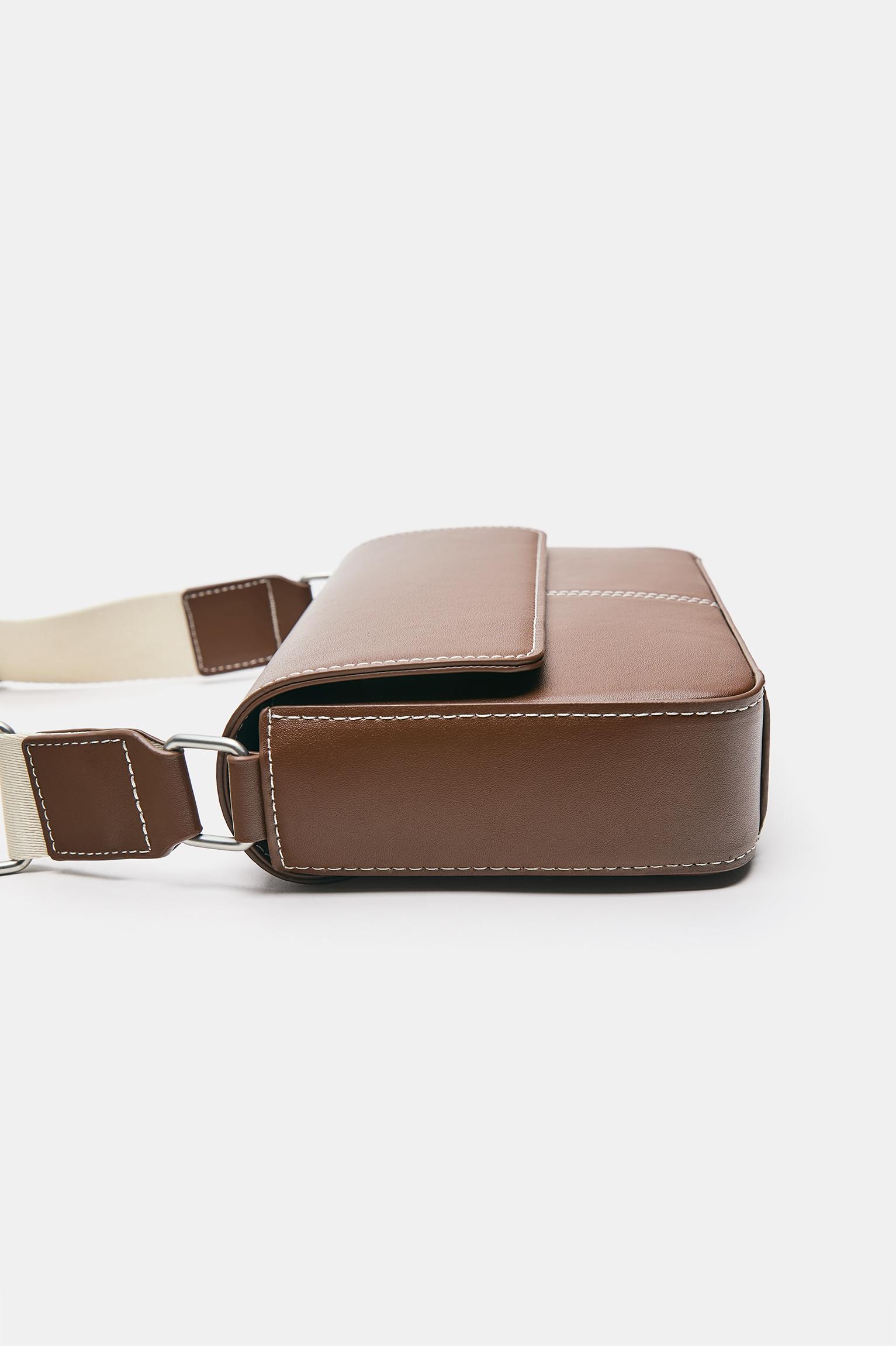 Dikişli portföy çapraz askılı çanta - Görsel 50