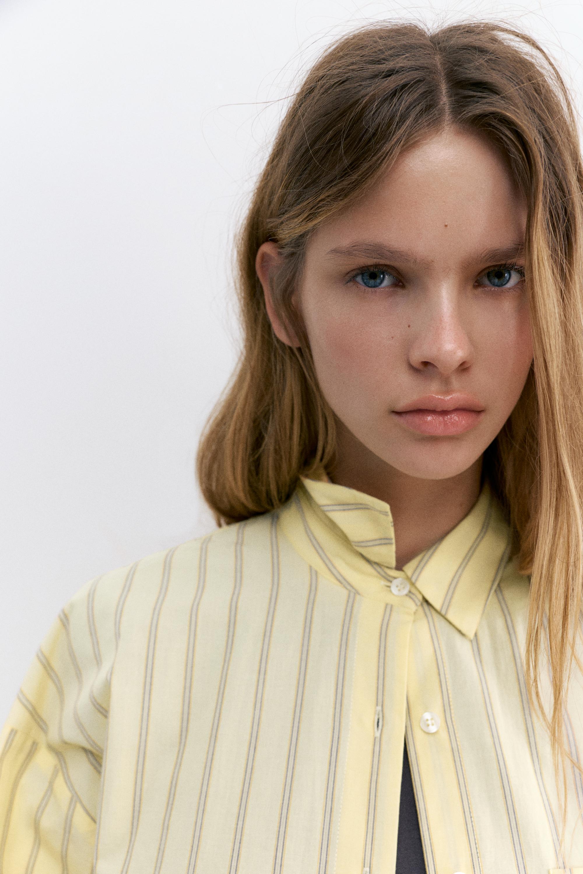 Sarı çizgili gömlek - Görsel 17