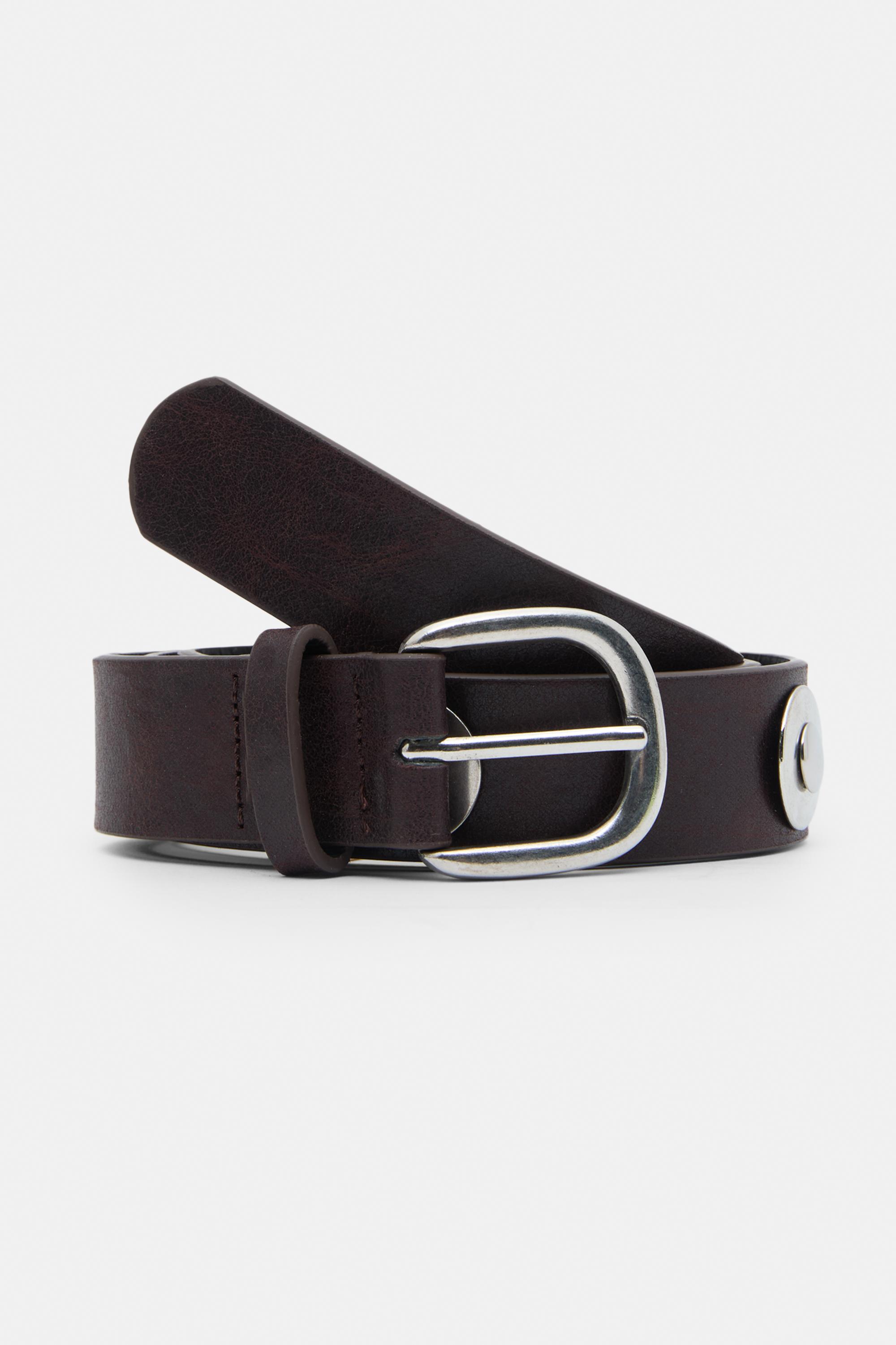 Cintura Marrone Con Targhette