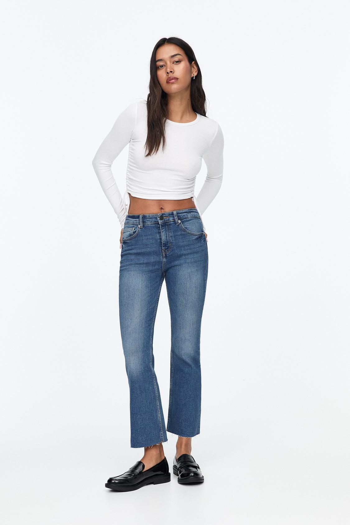 Flared Jeans Stradivarius Pantaloni Jeans Jeans Larghi Jeans Gamba