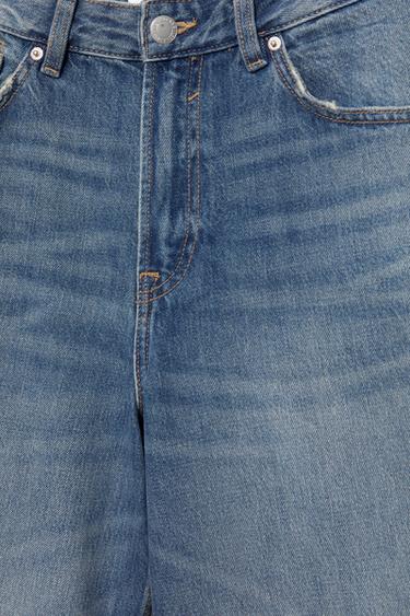 Low-rise denim jorts — Dark blue 8