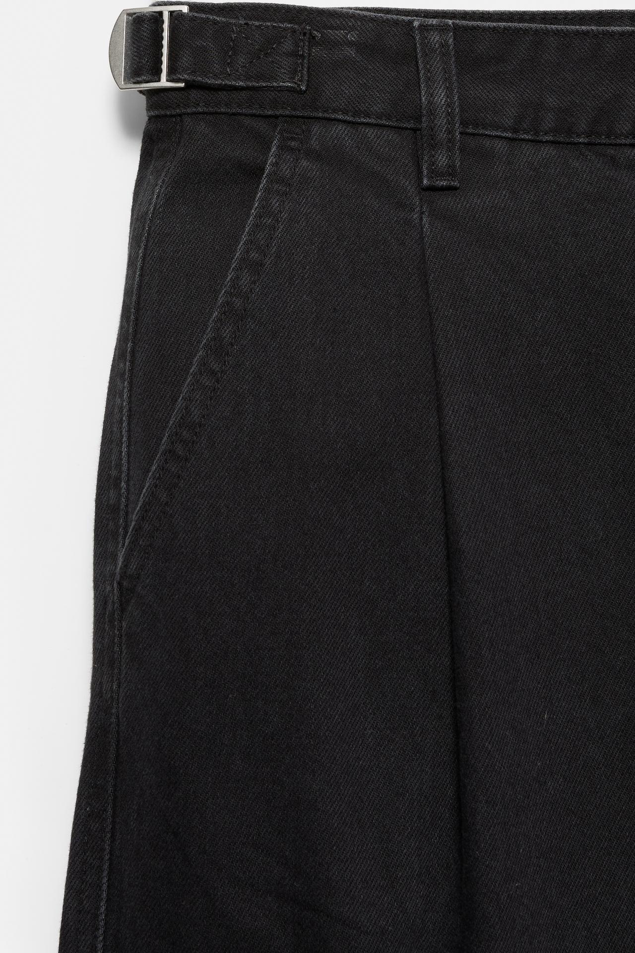 Cargo balloon  jeans — Black