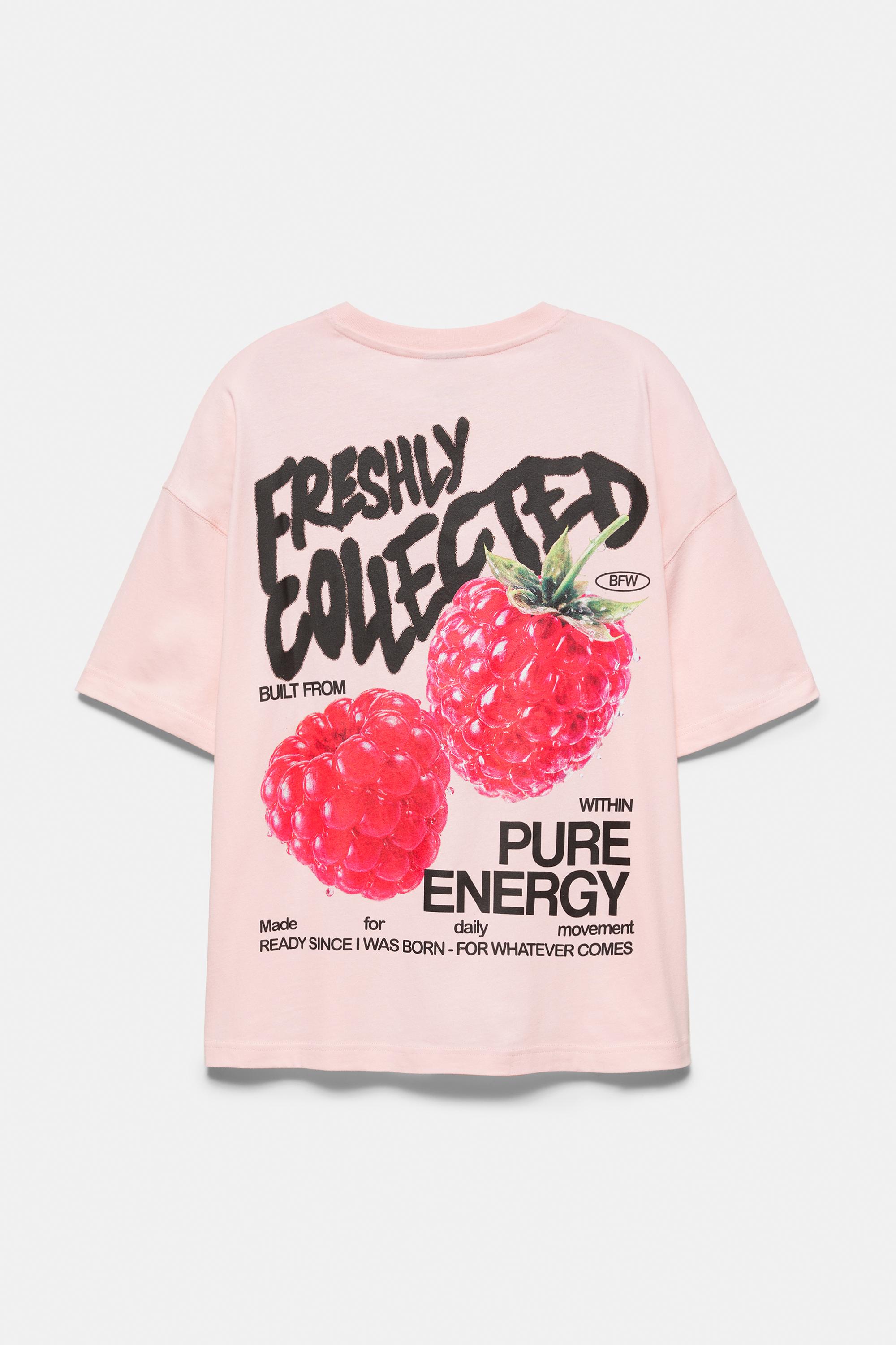 STWD graphic T-shirt — Pastel pink