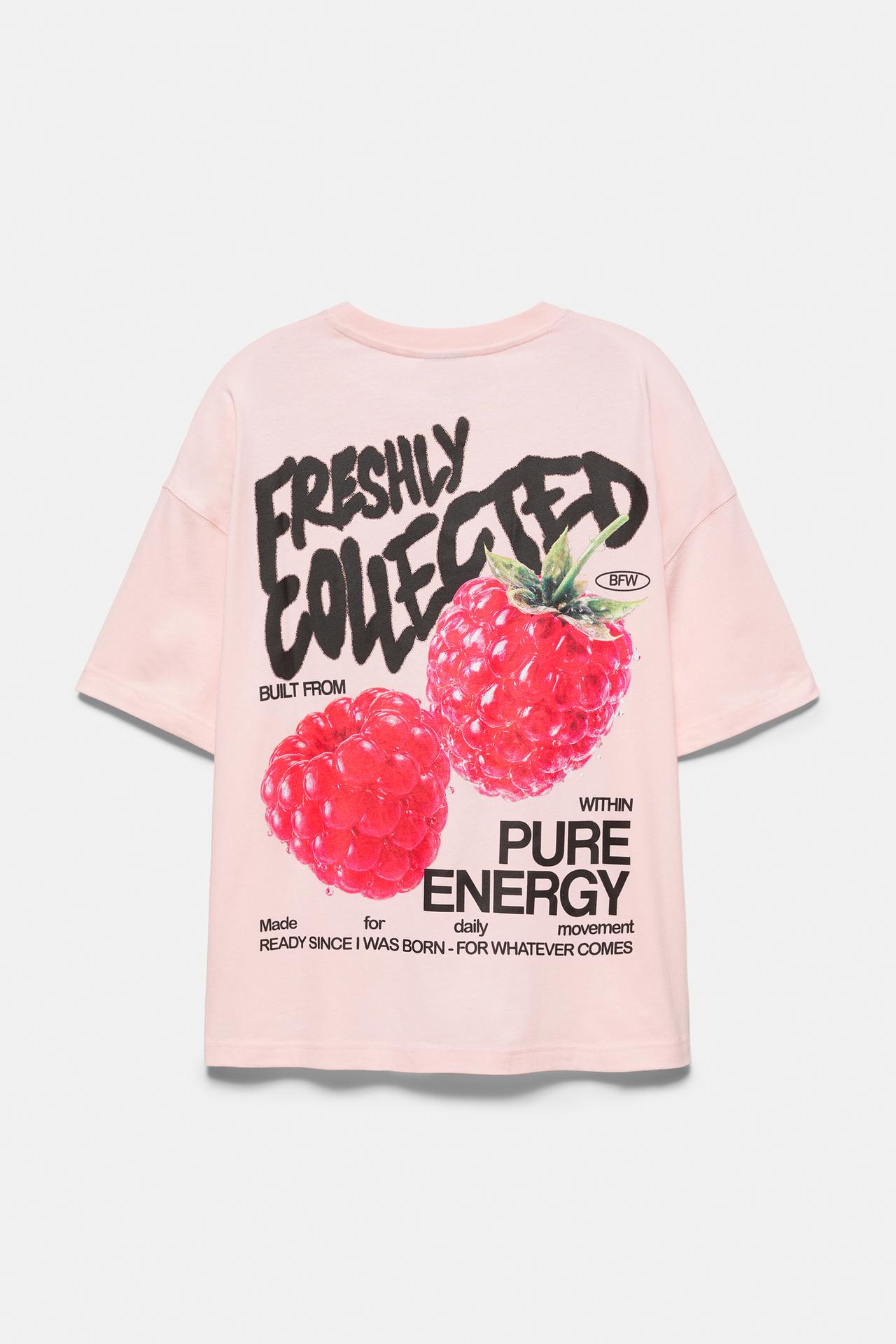 STWD graphic T-shirt — Pastel pink
