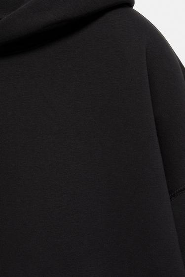 Boxy fit hoodie — Black 7