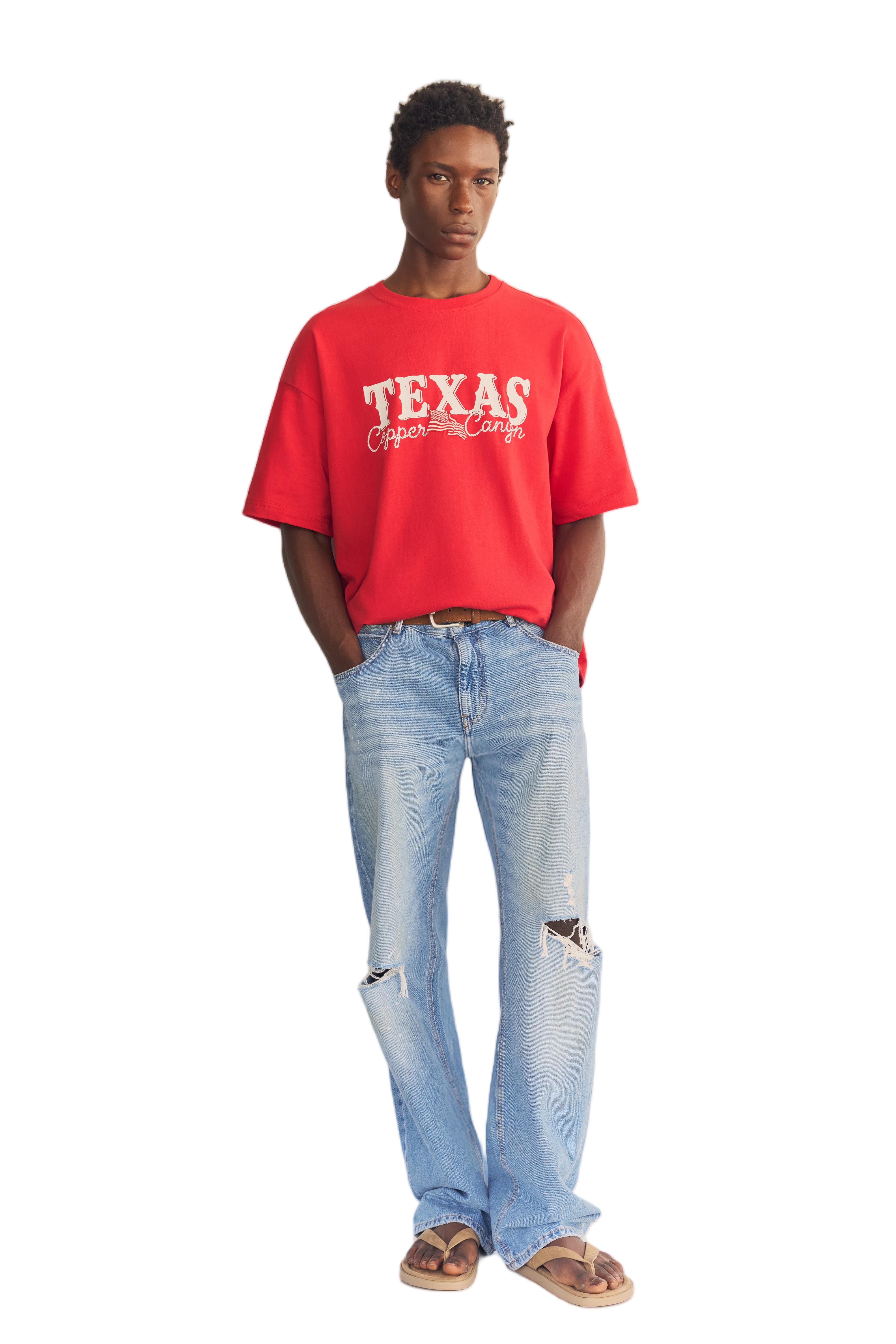 Texas T-shirt — Red