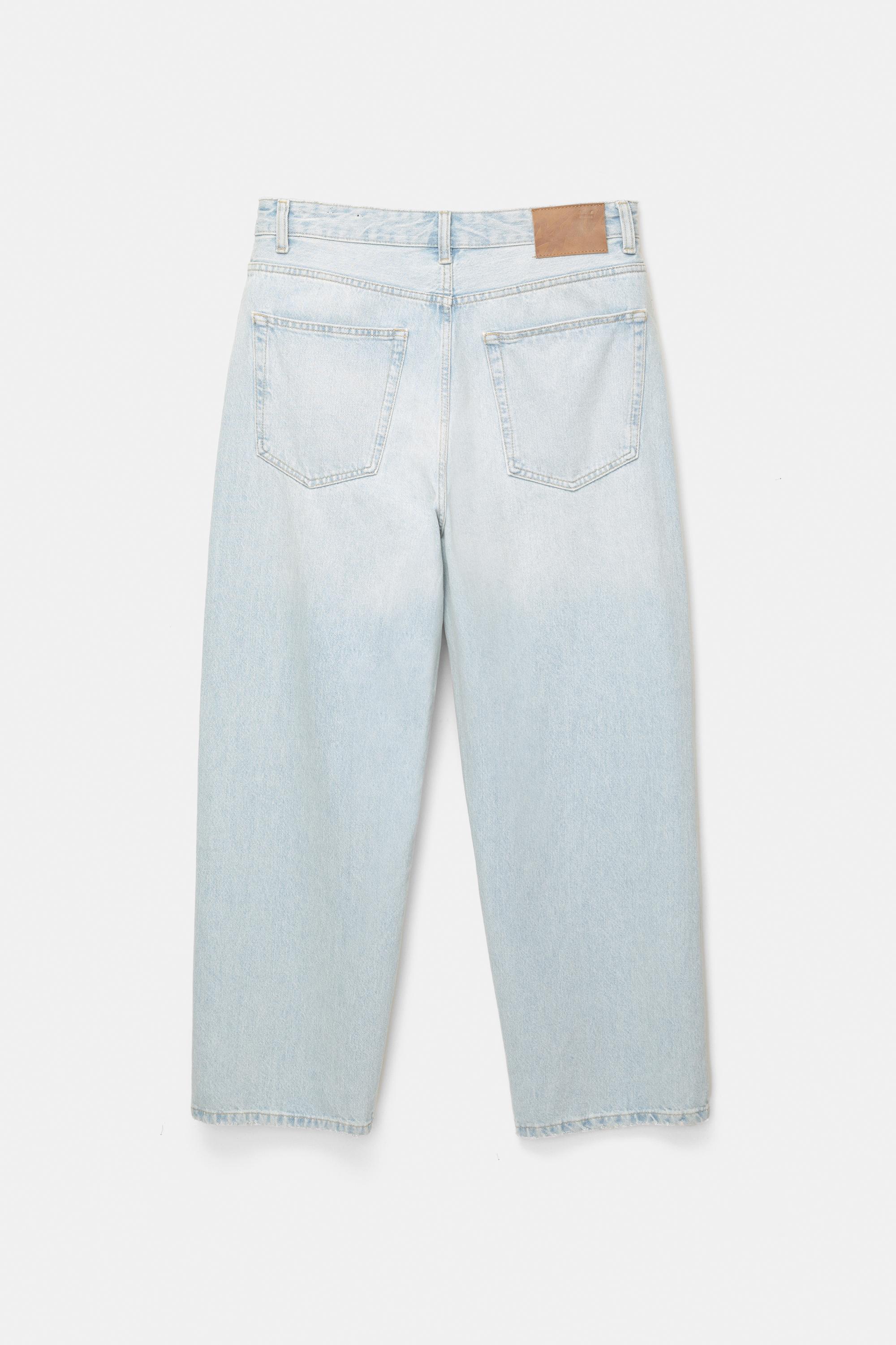 Relaxed fit baggy jeans — Pale indigo