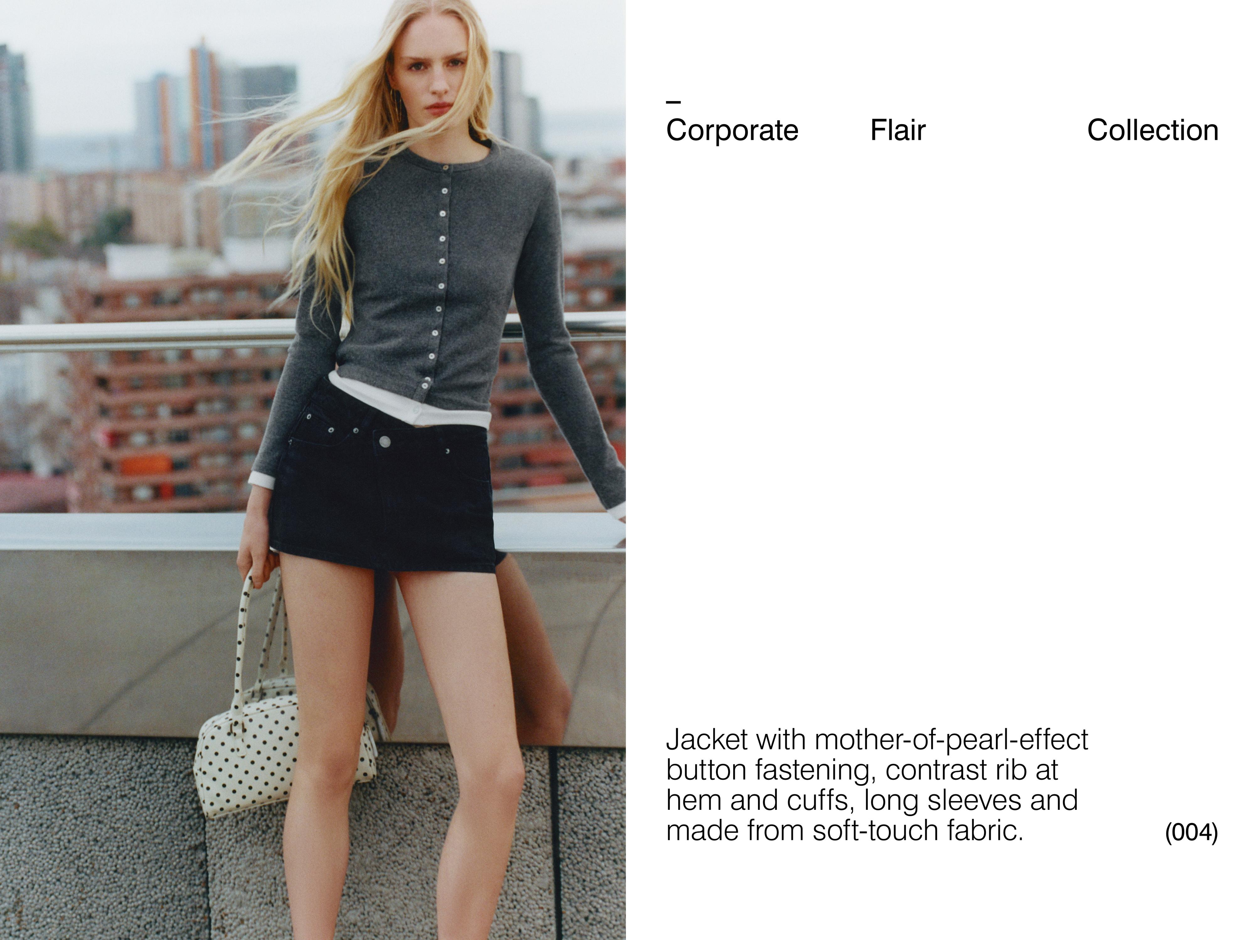 Soft touch düğmeli ceket - Görsel 17