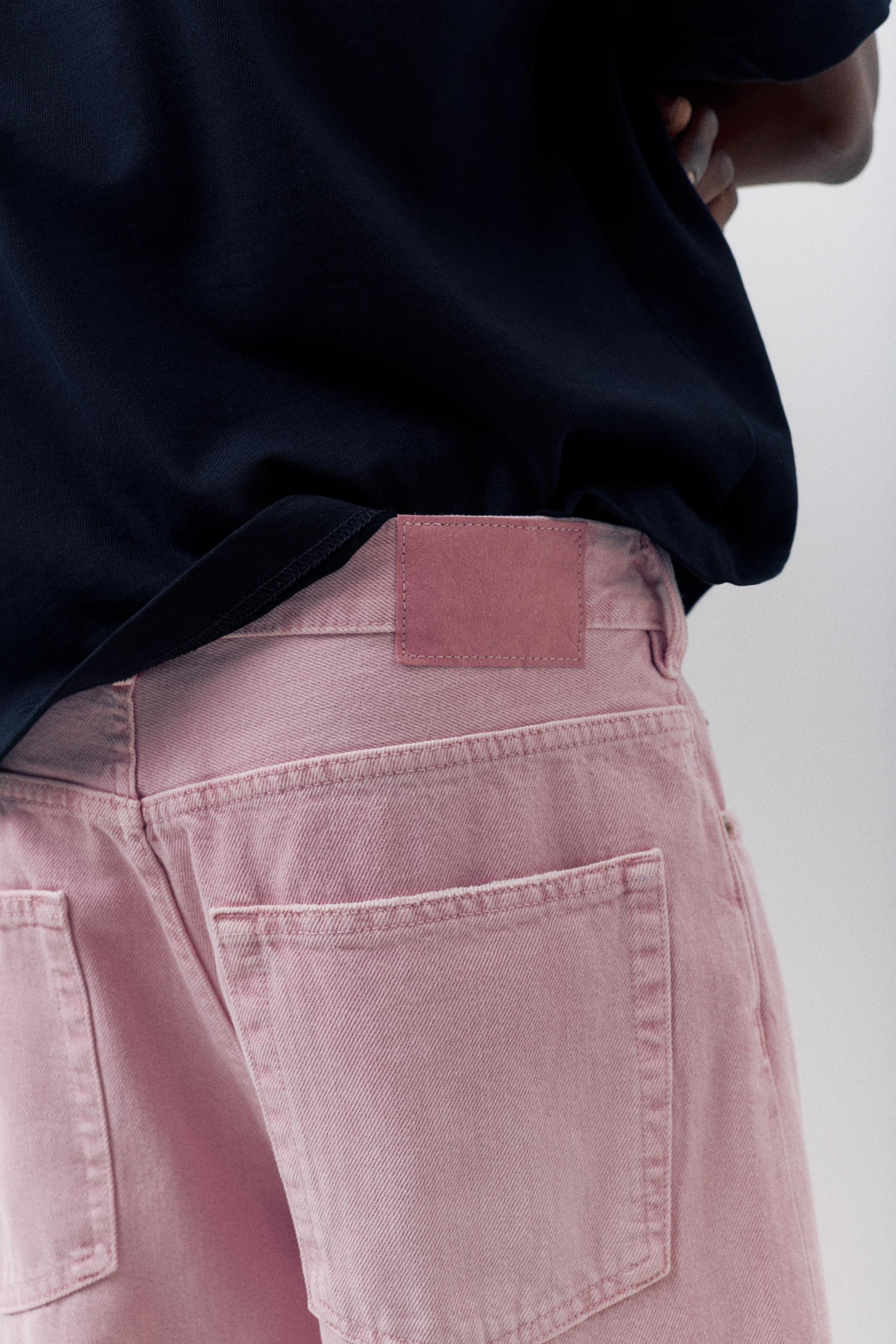 Baggy jeans — Rose pink