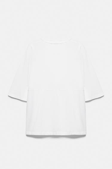 Boxy-fit slogan T-shirt — White 7