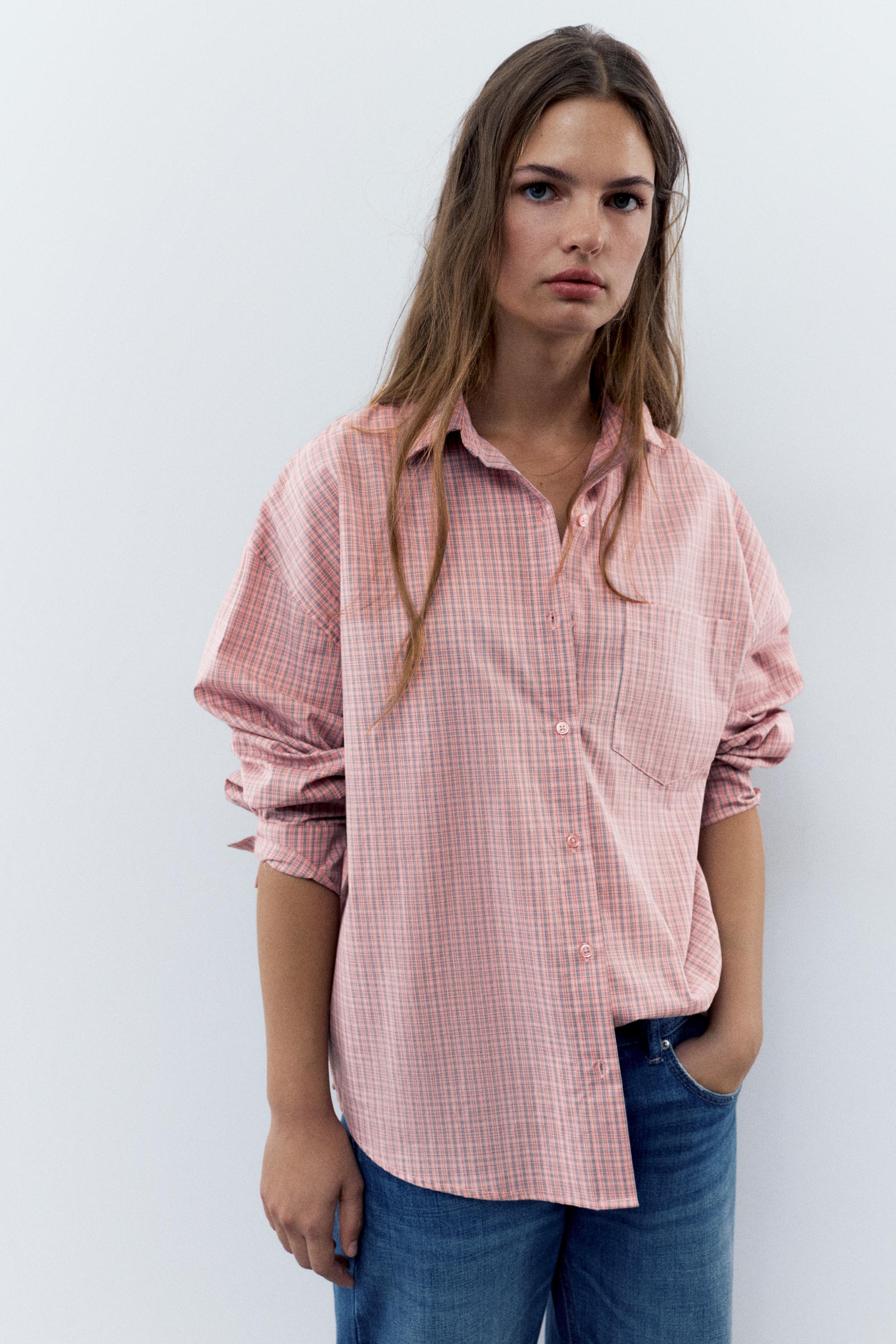 Chemise À Carreaux Avec Poche